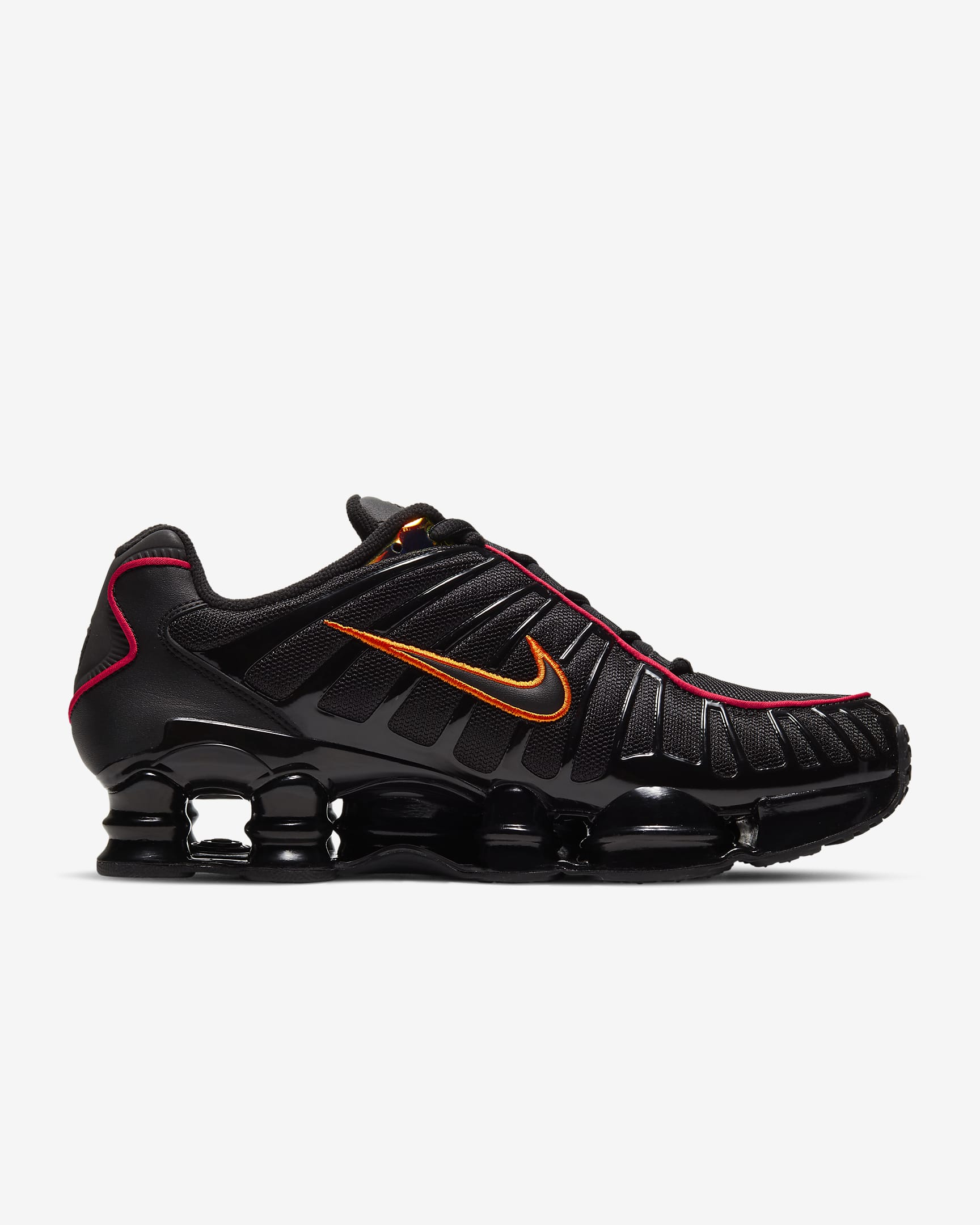 Nike Shox TL Men's Shoes - Black/Magma Orange/University Red/Black