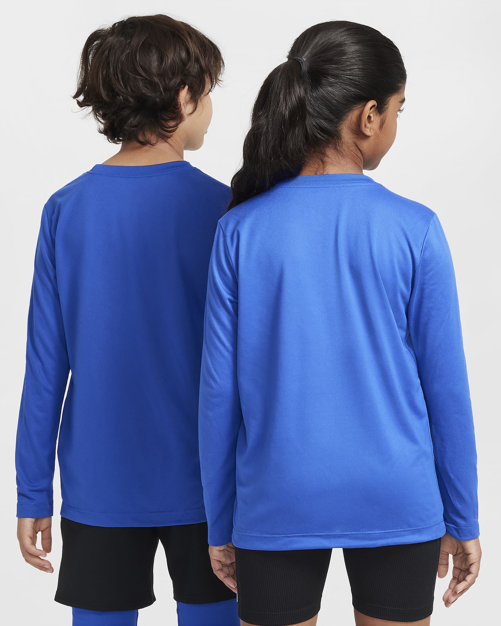 Playera de manga larga Dri-FIT para niño talla grande Nike Legend - Royal juego