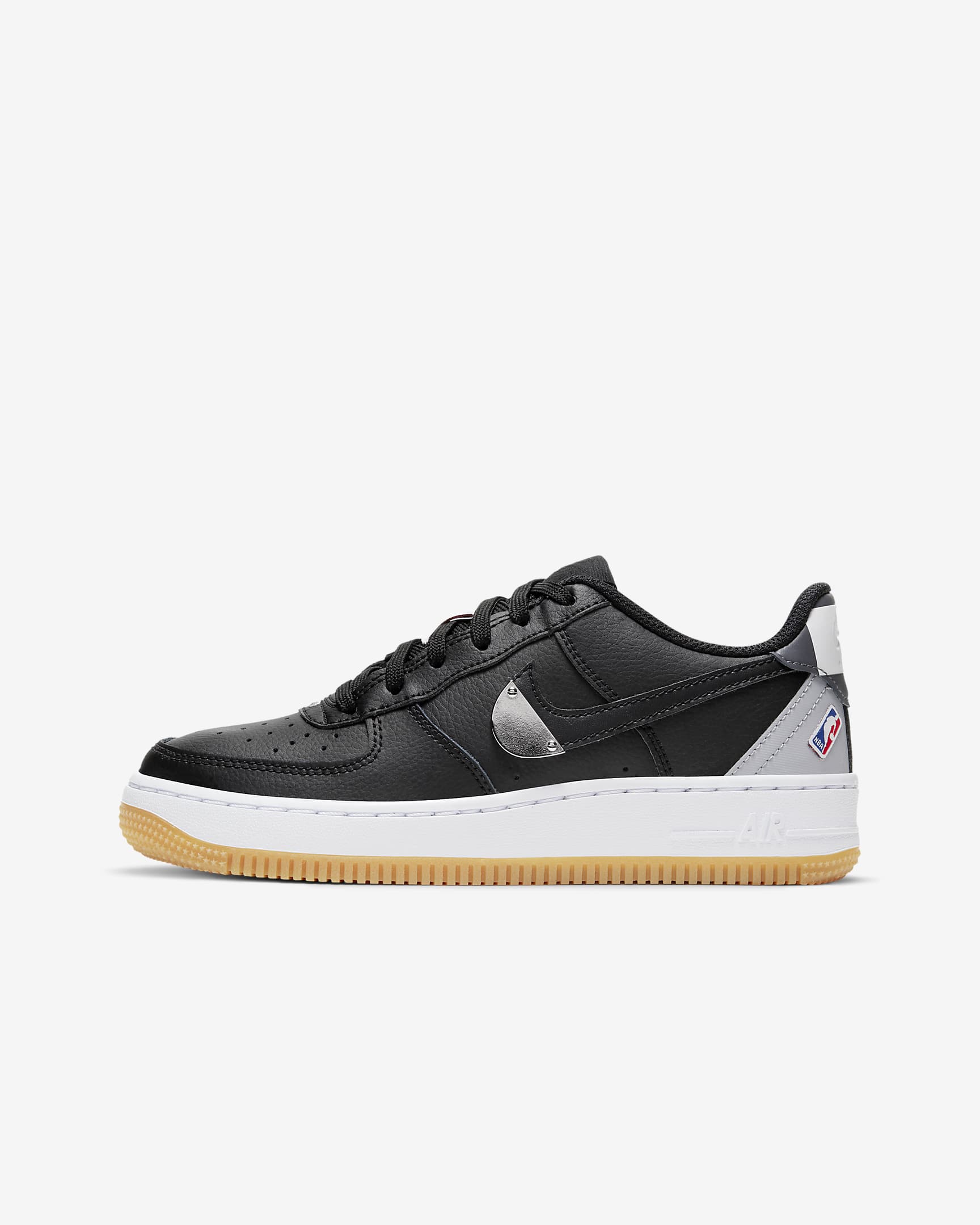 Nike Air Force 1 LV8 1 Big Kids' Shoes - Black/Wolf Grey/Dark Grey/Black
