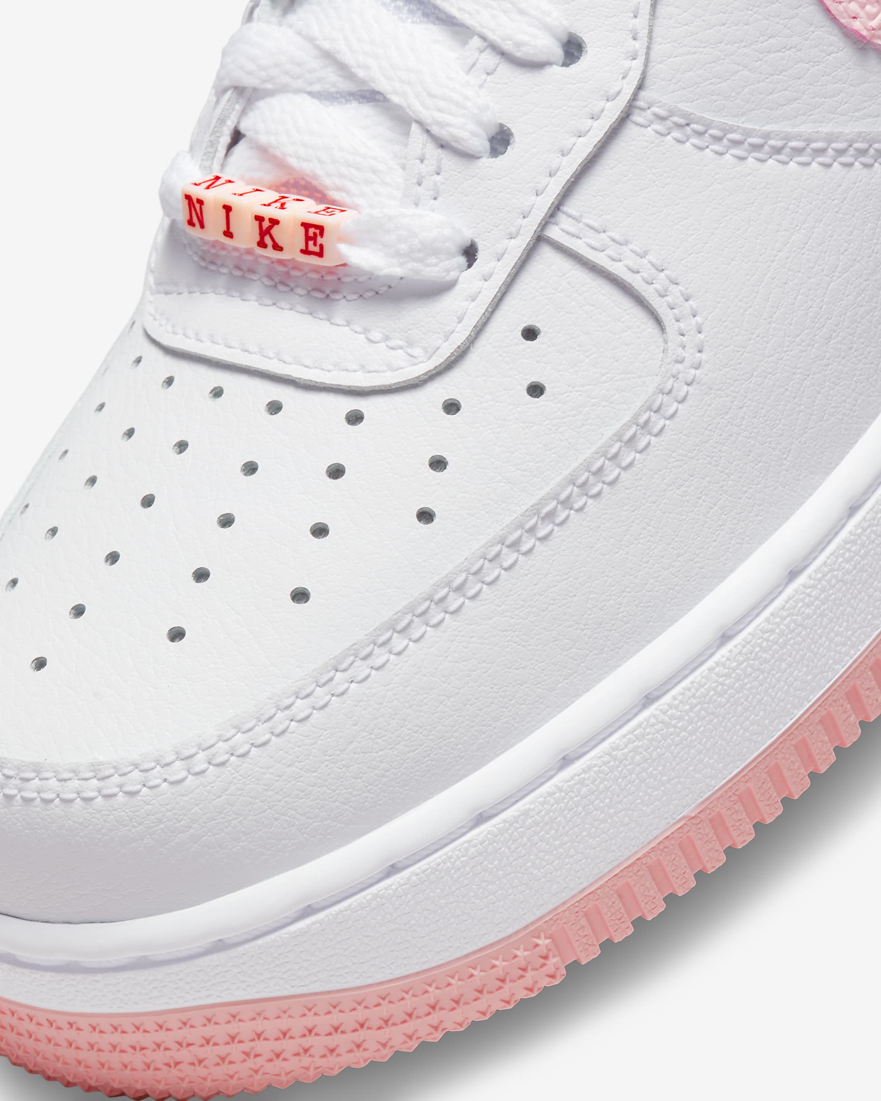 Nike Air Force 1 '07 Women's Shoes - White/University Red/Sail/Atmosphere