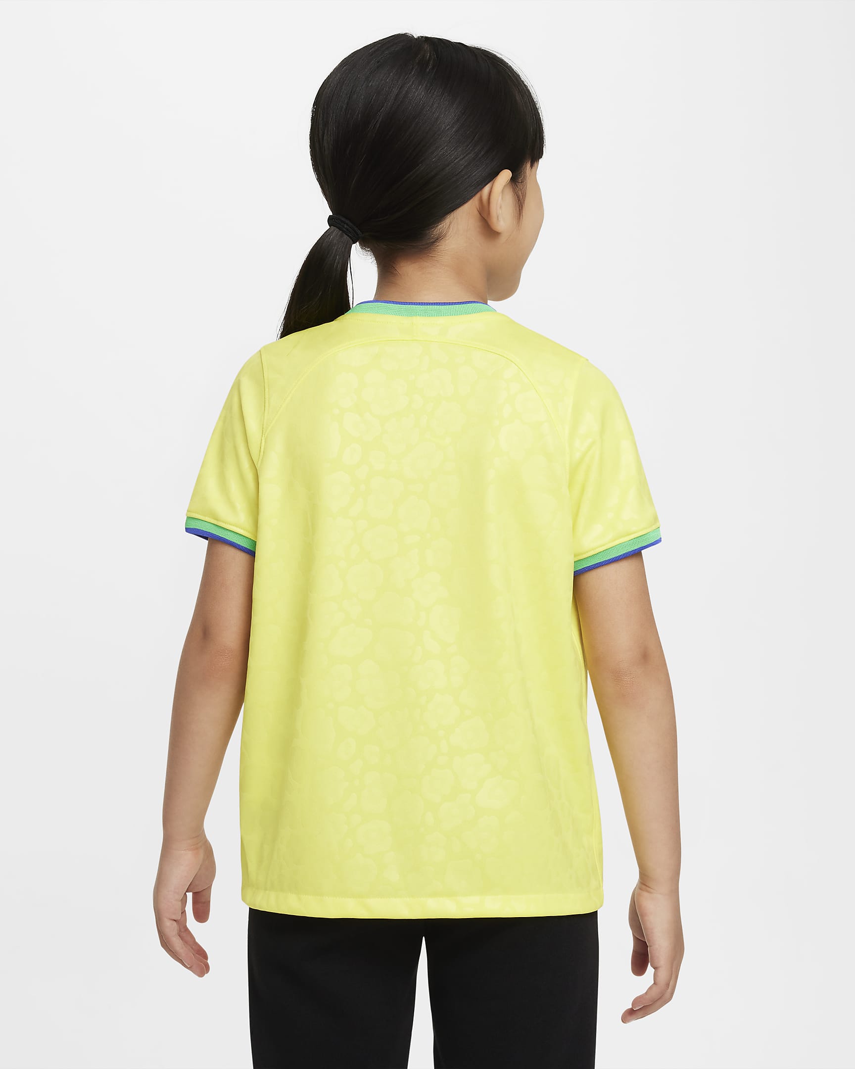 Brazil 2022/23 Home Younger Kids' Nike Dri-FIT Football Shirt - Dynamic Yellow/Green Spark/Paramount Blue/Paramount Blue