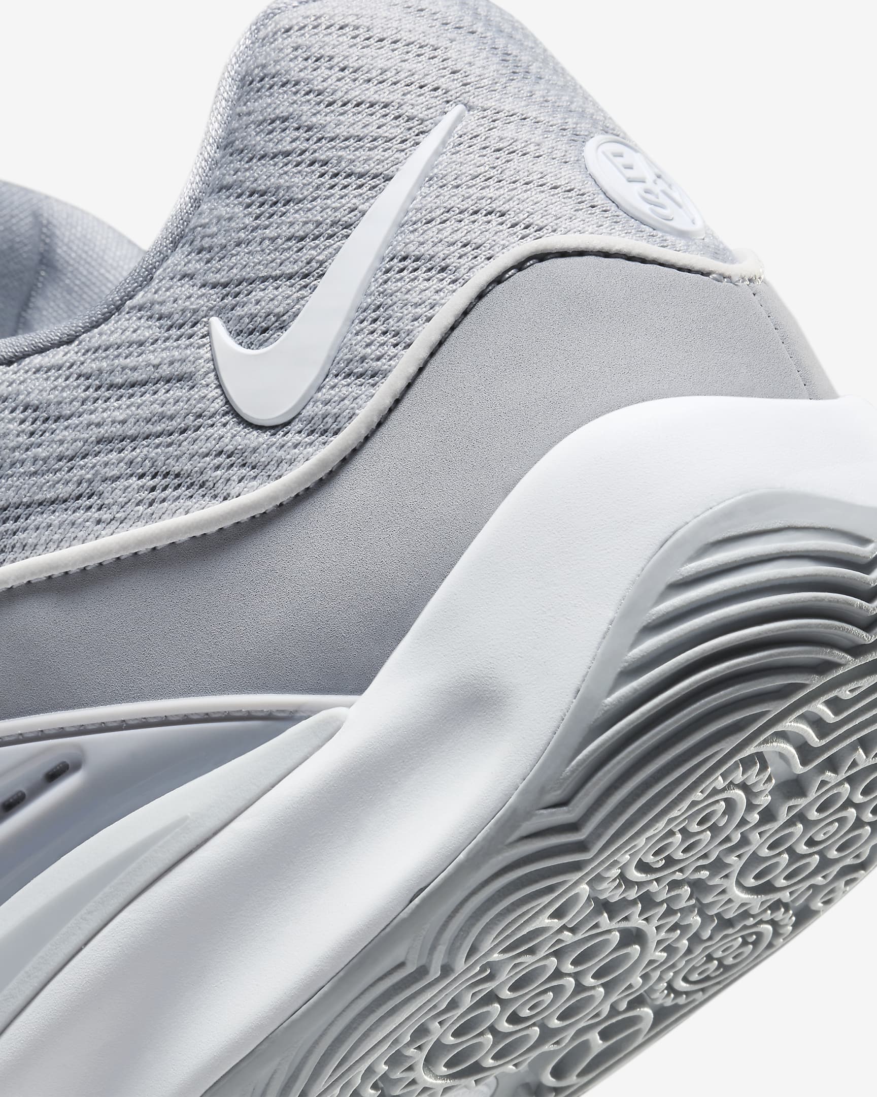 KD16 Basketball Shoes - Wolf Grey/White