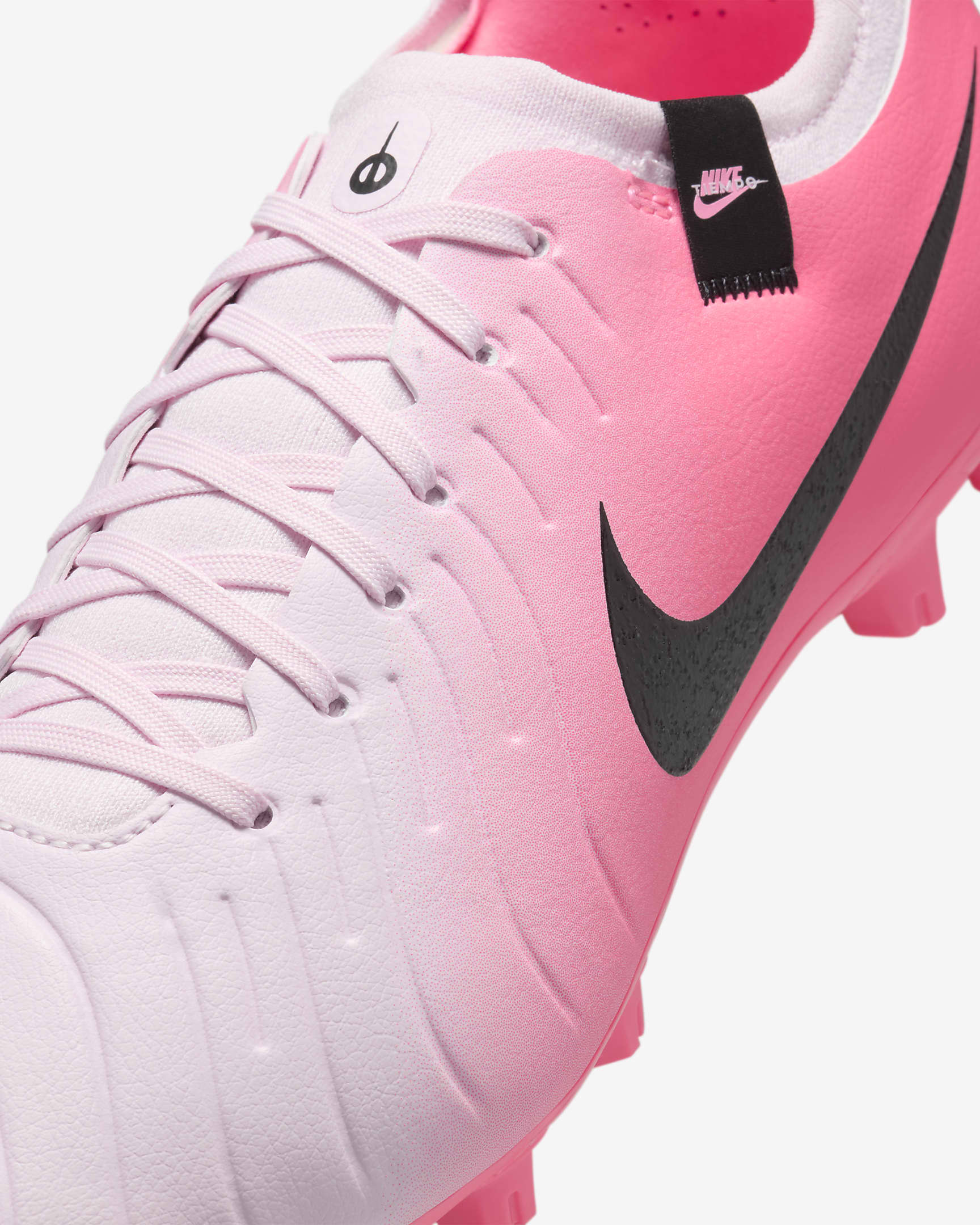 Nike Tiempo Legend 10 Pro HG Low-Top Soccer Cleats - Pink Foam/Black