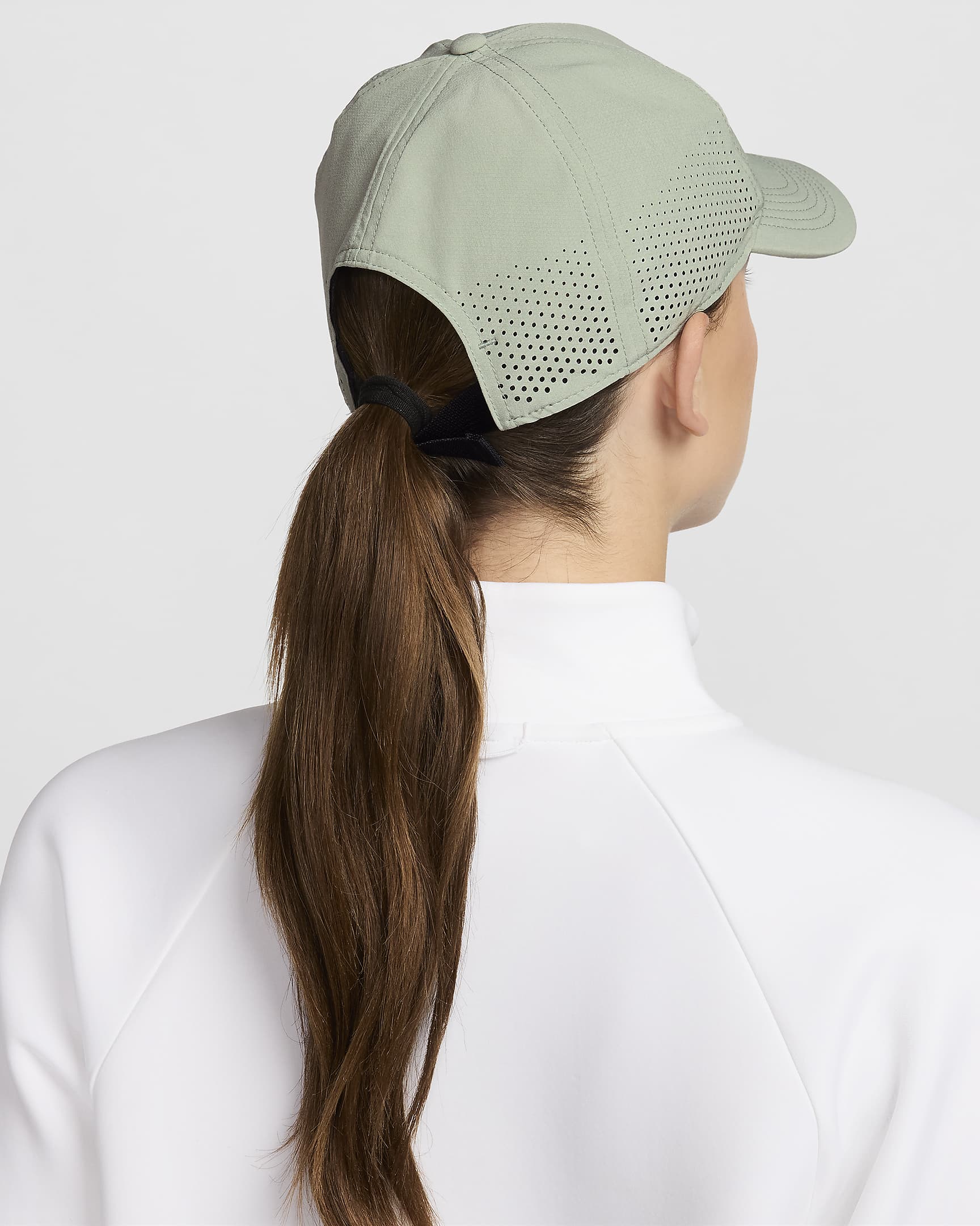 Nike Dri-FIT ADV Club Unstructured Swoosh Cap - Jade Horizon/White