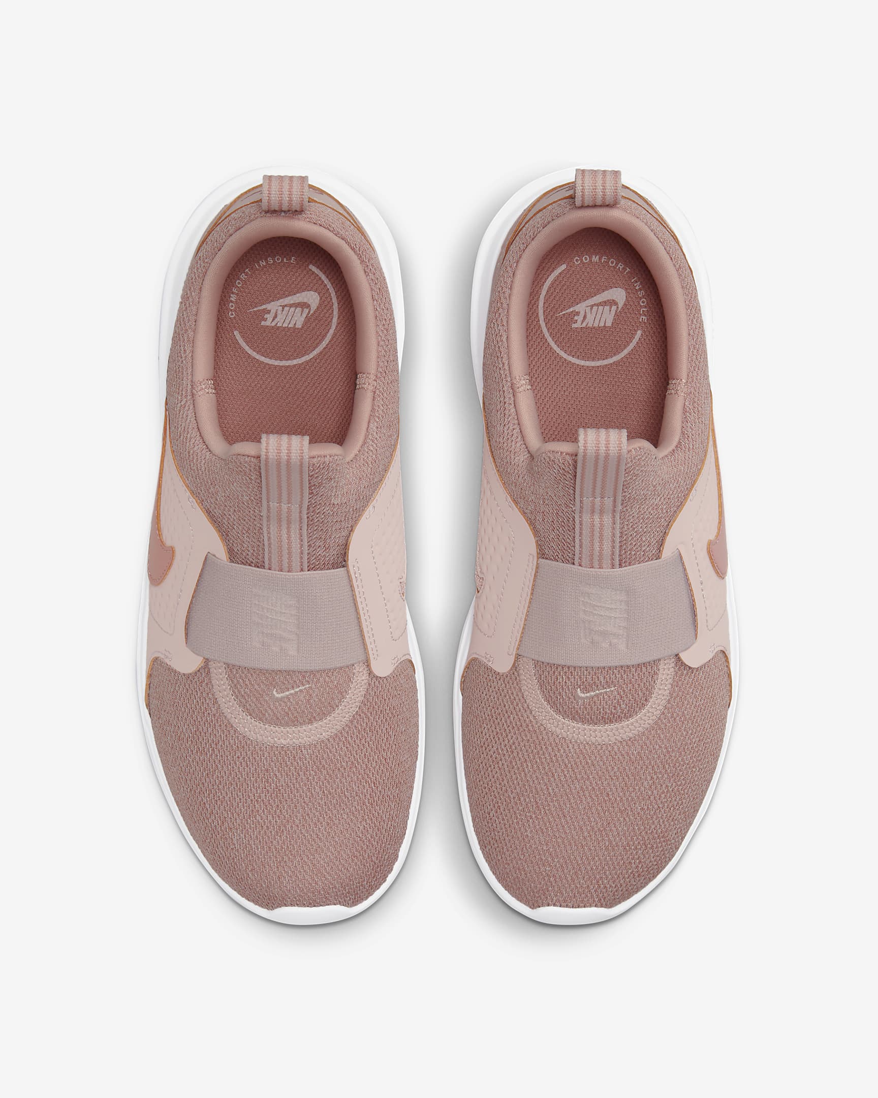 Nike AD Comfort 女鞋 - Pink Oxford/Rose Whisper/白色/Fossil Rose