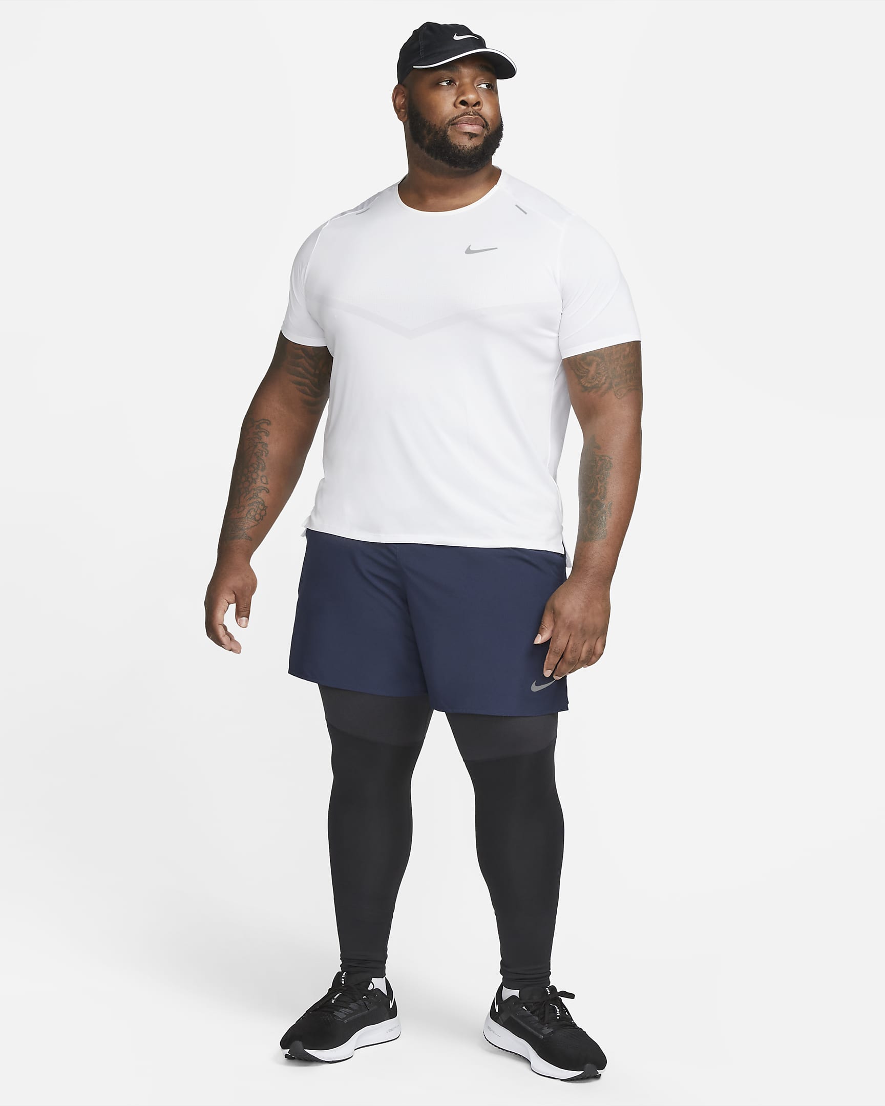 Nike Phenom Dri-FIT-løbetights til mænd - sort