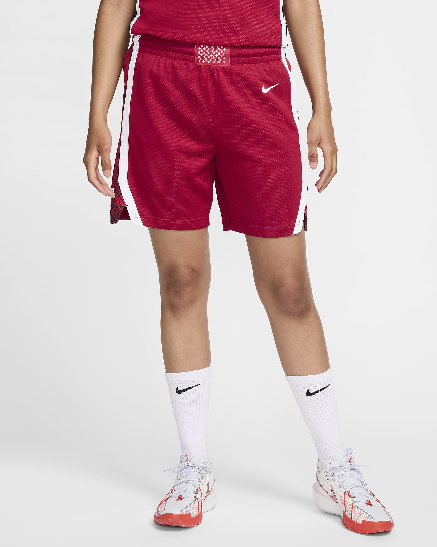 Shorts da basket Jordan Stati Uniti Limited da donna – Road - Sport Red/Bianco