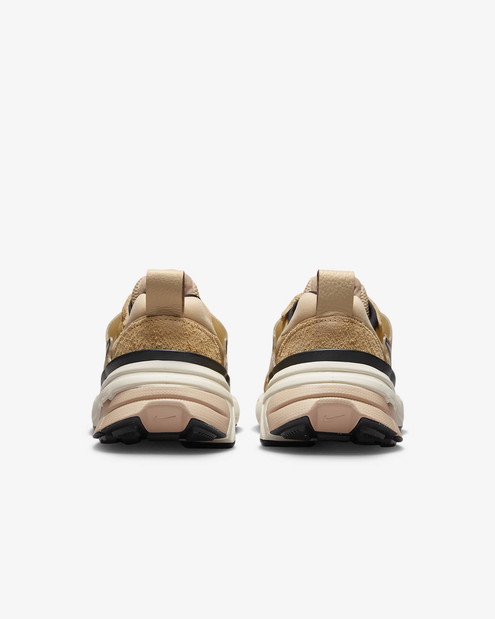 Nike V2K Run Shoes - Sesame/Light Orewood Brown/Black/Chrome