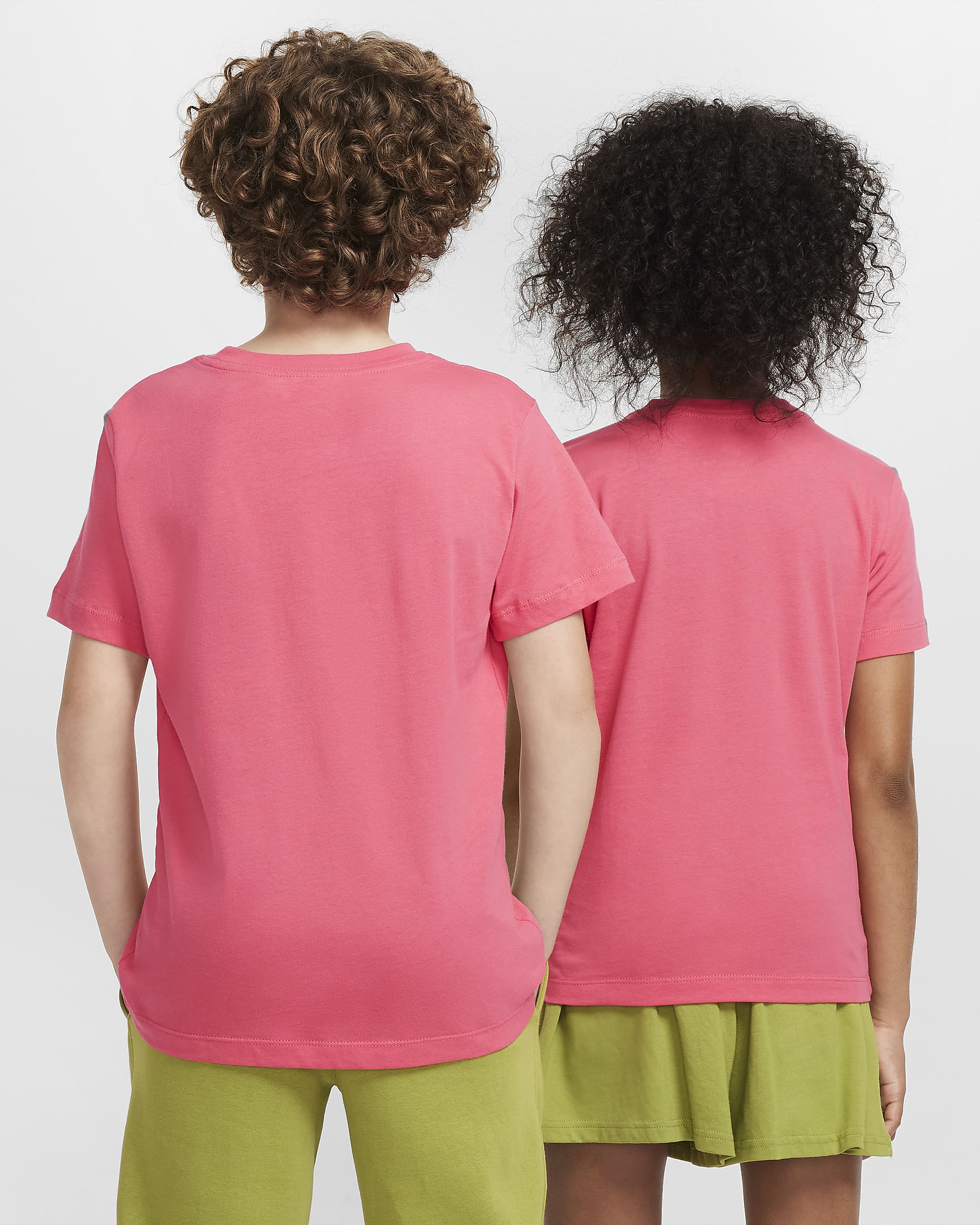 Playera para niños talla grande Nike Sportswear - Rosa margarita