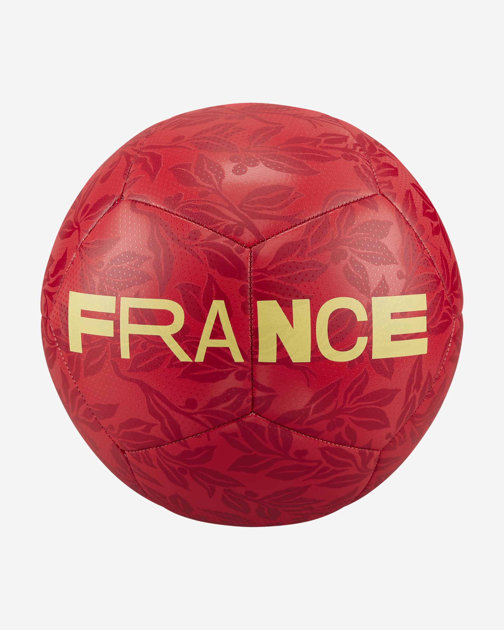 France Pitch Soccer Ball - University Red/Gym Red/Saturn Gold