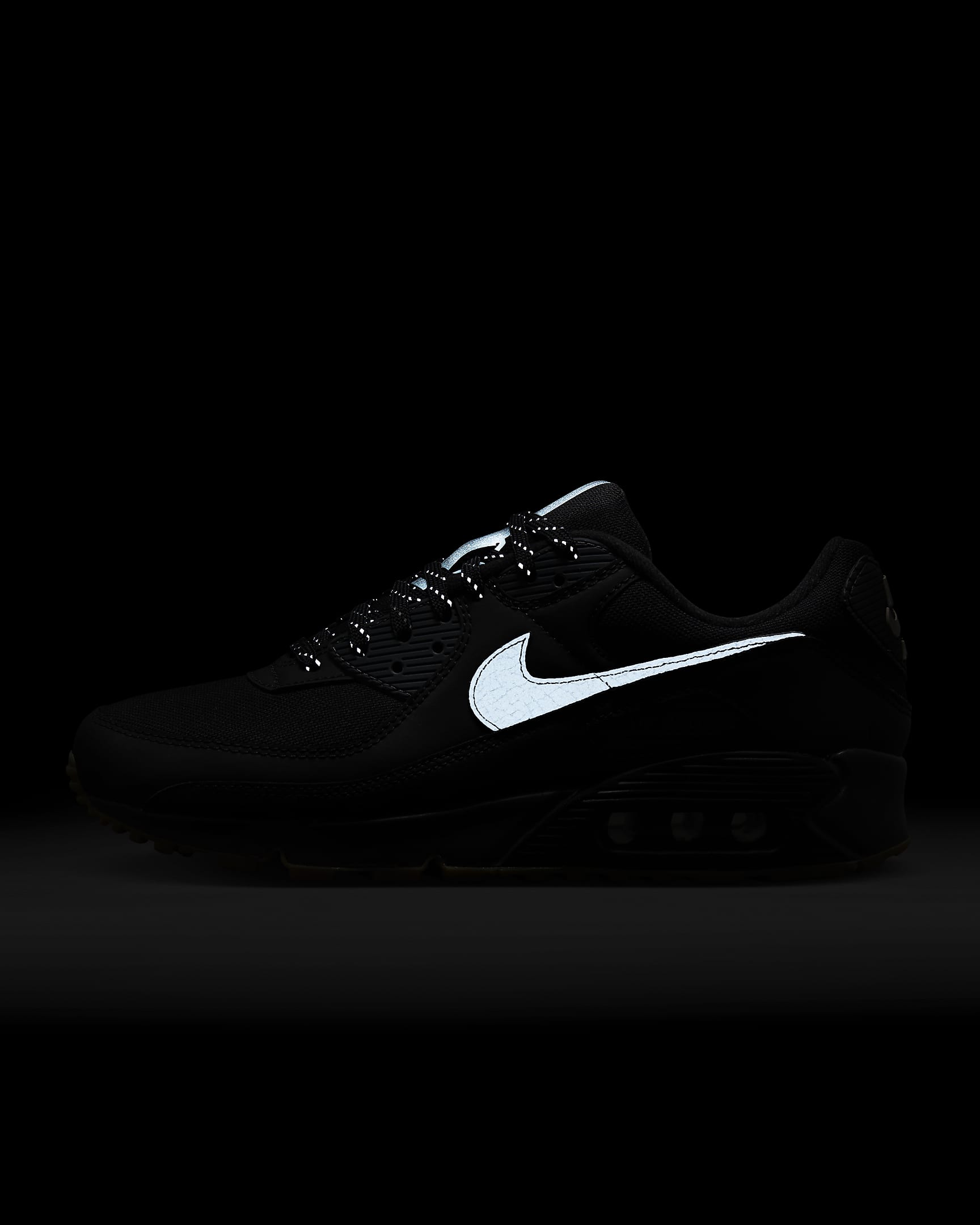 Nike Air Max 90 Herrenschuh - Schwarz/Anthracite/Light Orewood Brown/Smoke Grey