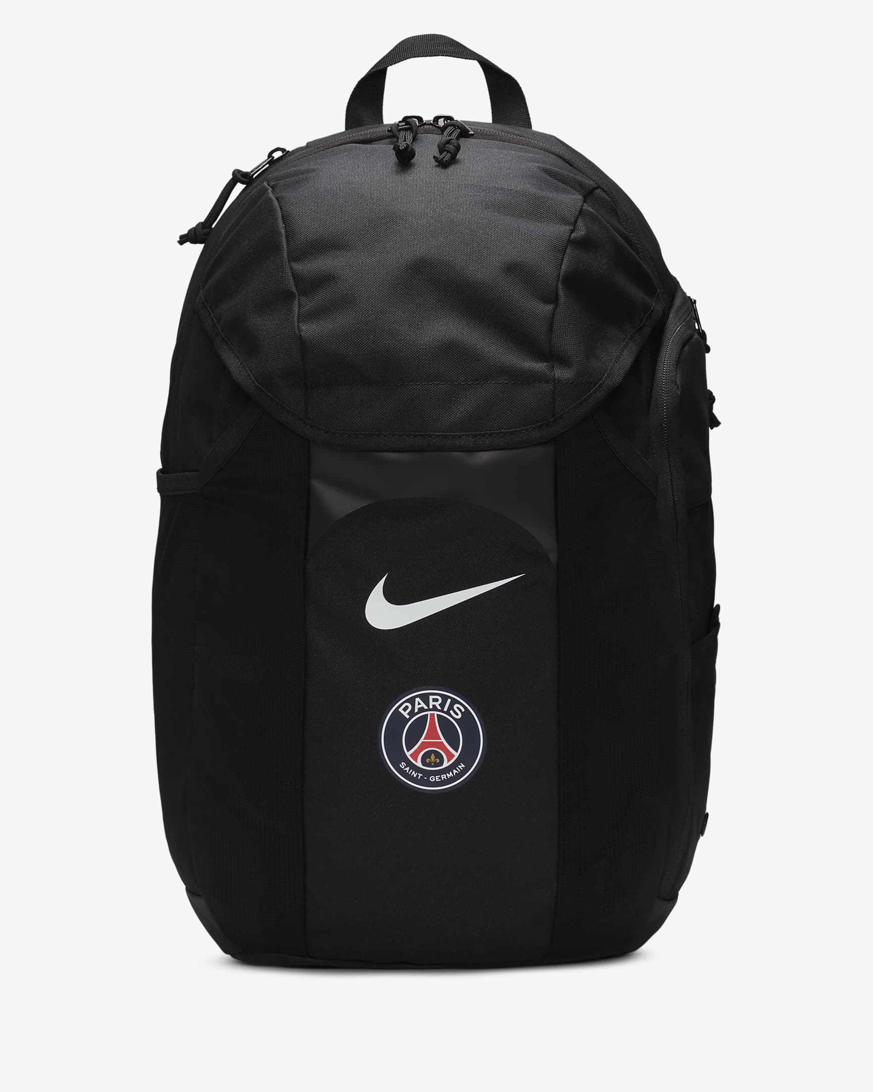 Paris Saint-Germain Academy Football Backpack (30L) - Black/Black/White