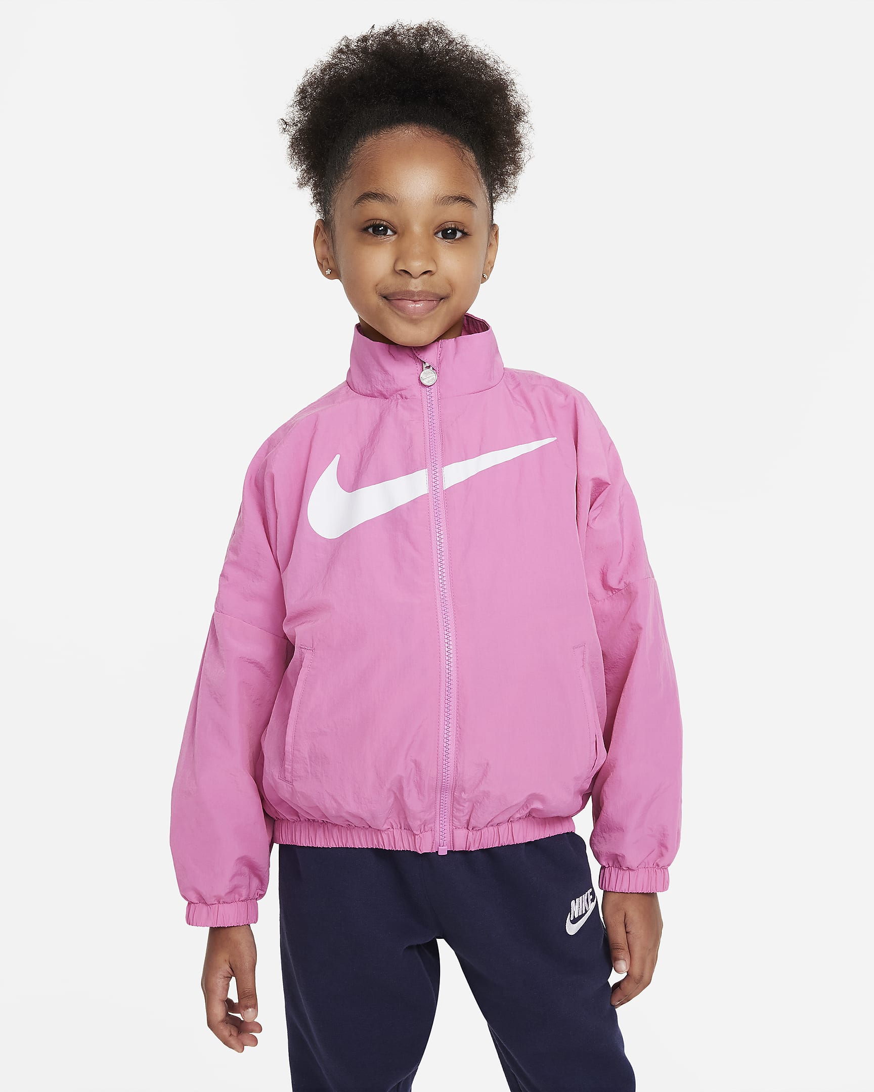 Nike Swoosh Little Kids' Jacket - Playful Pink