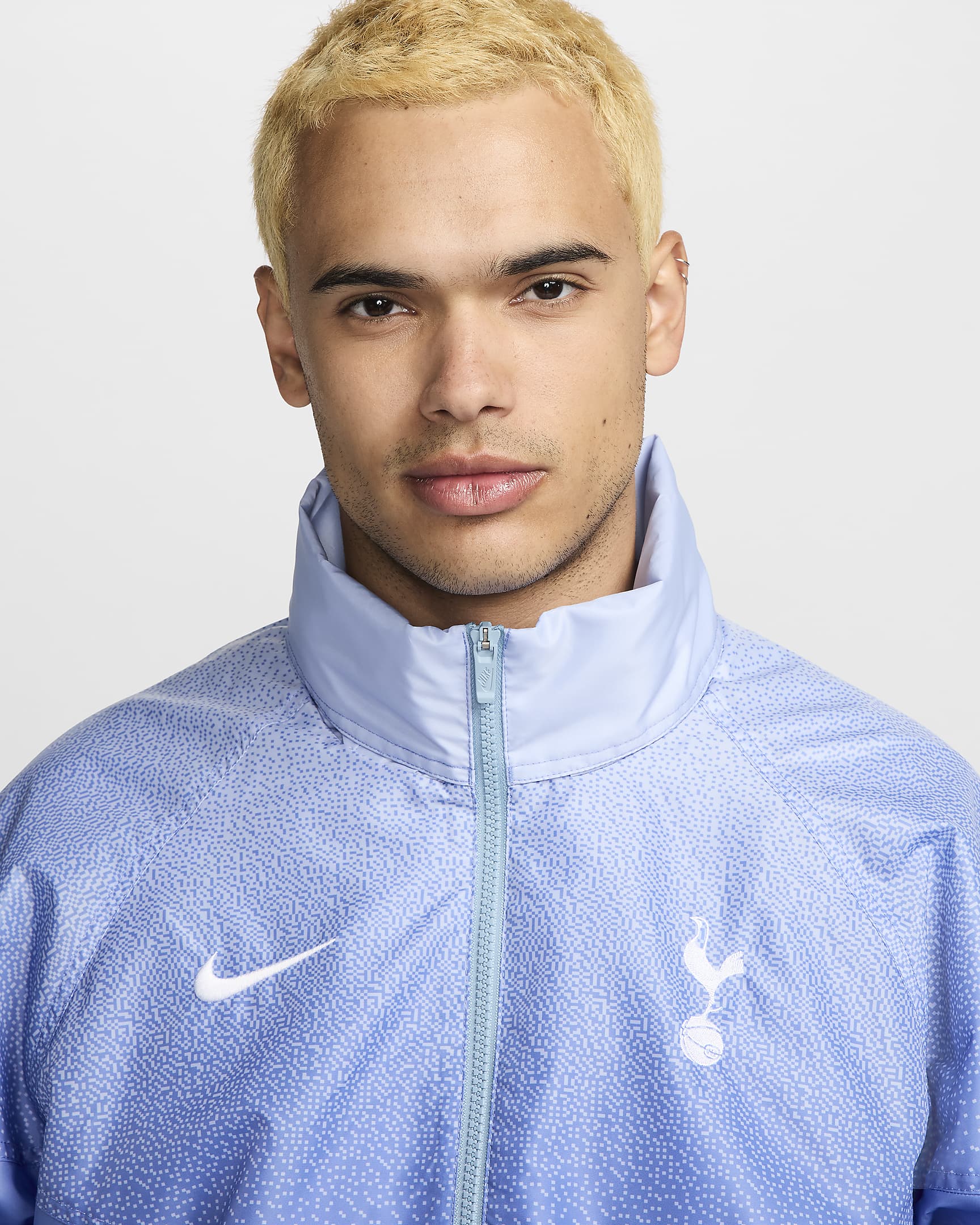 Anorak Nike Football Tottenham Hotspur Windrunner pour homme - Polar/Cobalt Bliss/Worn Blue/Blanc