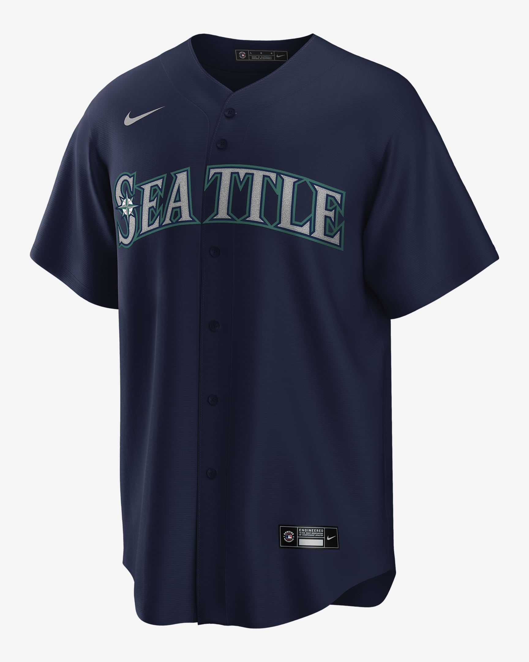 MLB Seattle Mariners Men's Replica Baseball Jersey - Navy