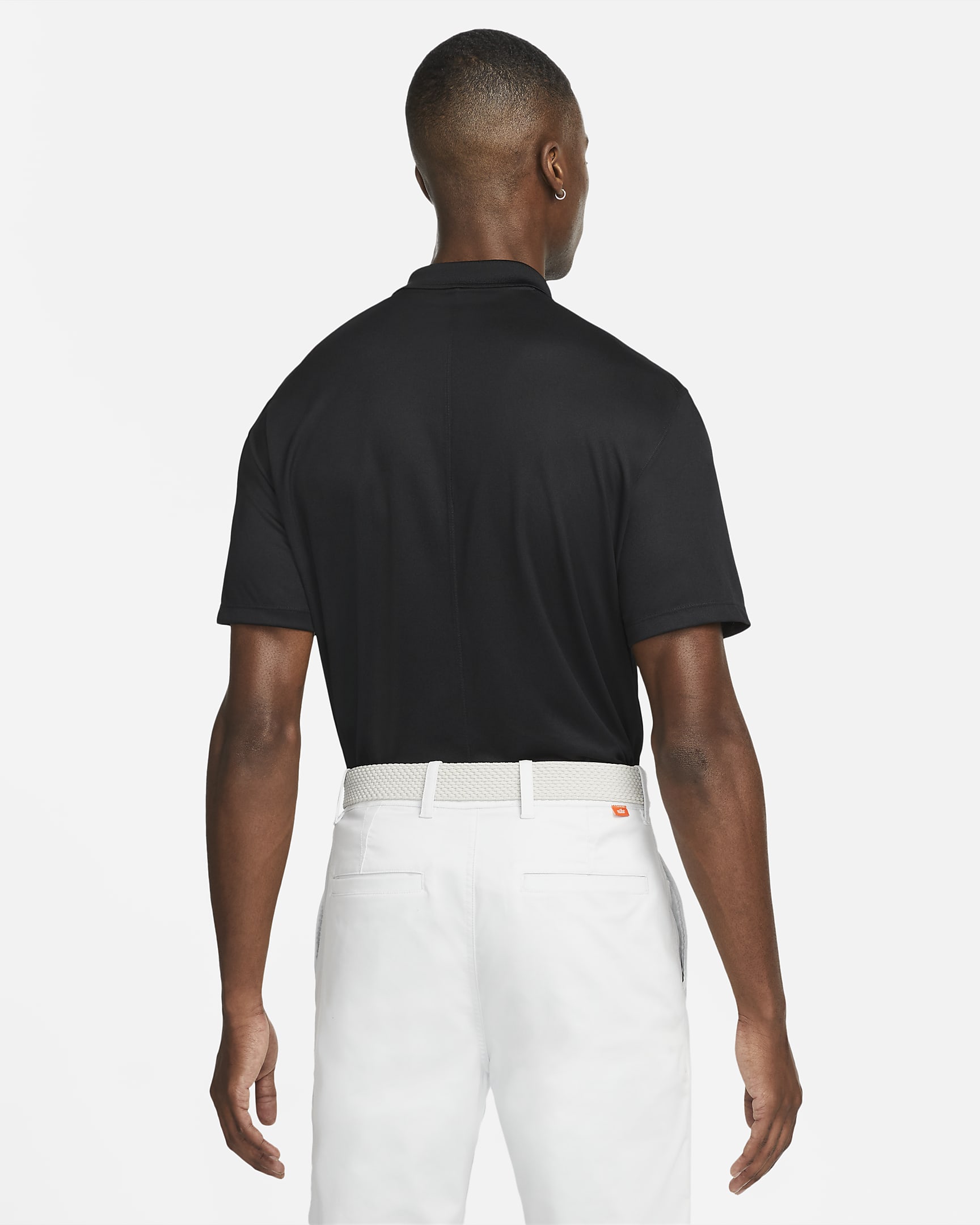 Nike Dri-FIT Victory Men's Golf Polo - Black/White