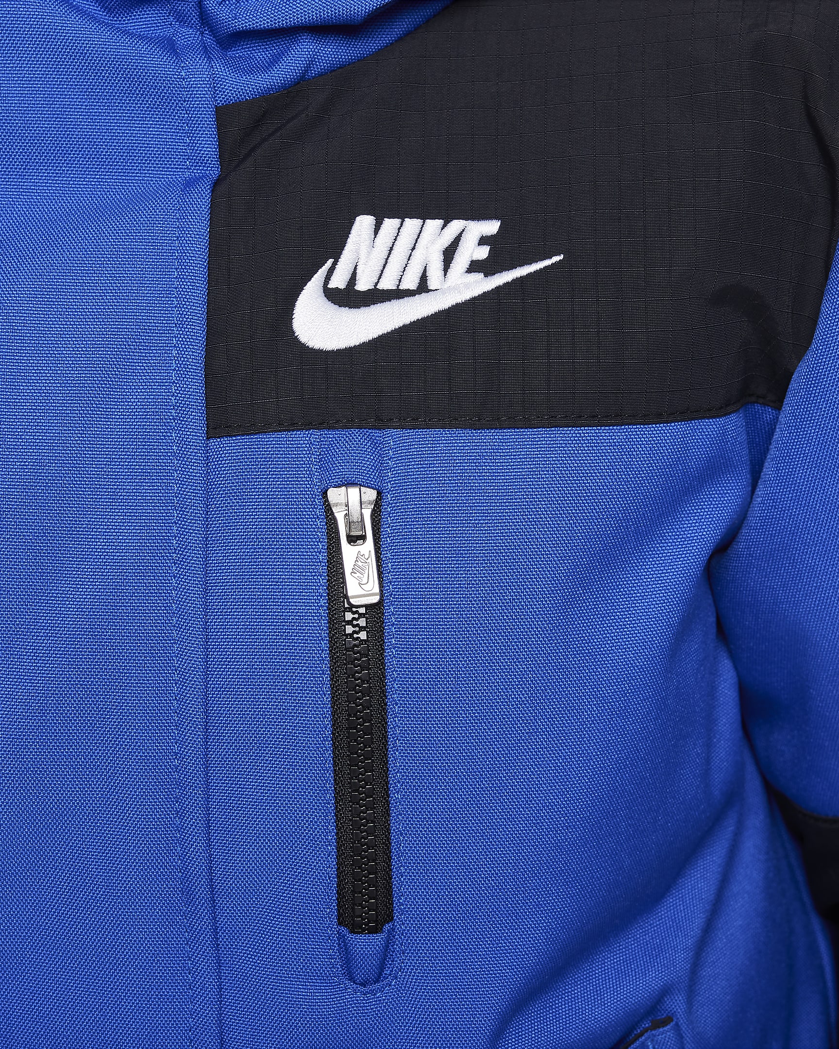 Chamarra de exterior para niños talla pequeña Nike - Royal juego