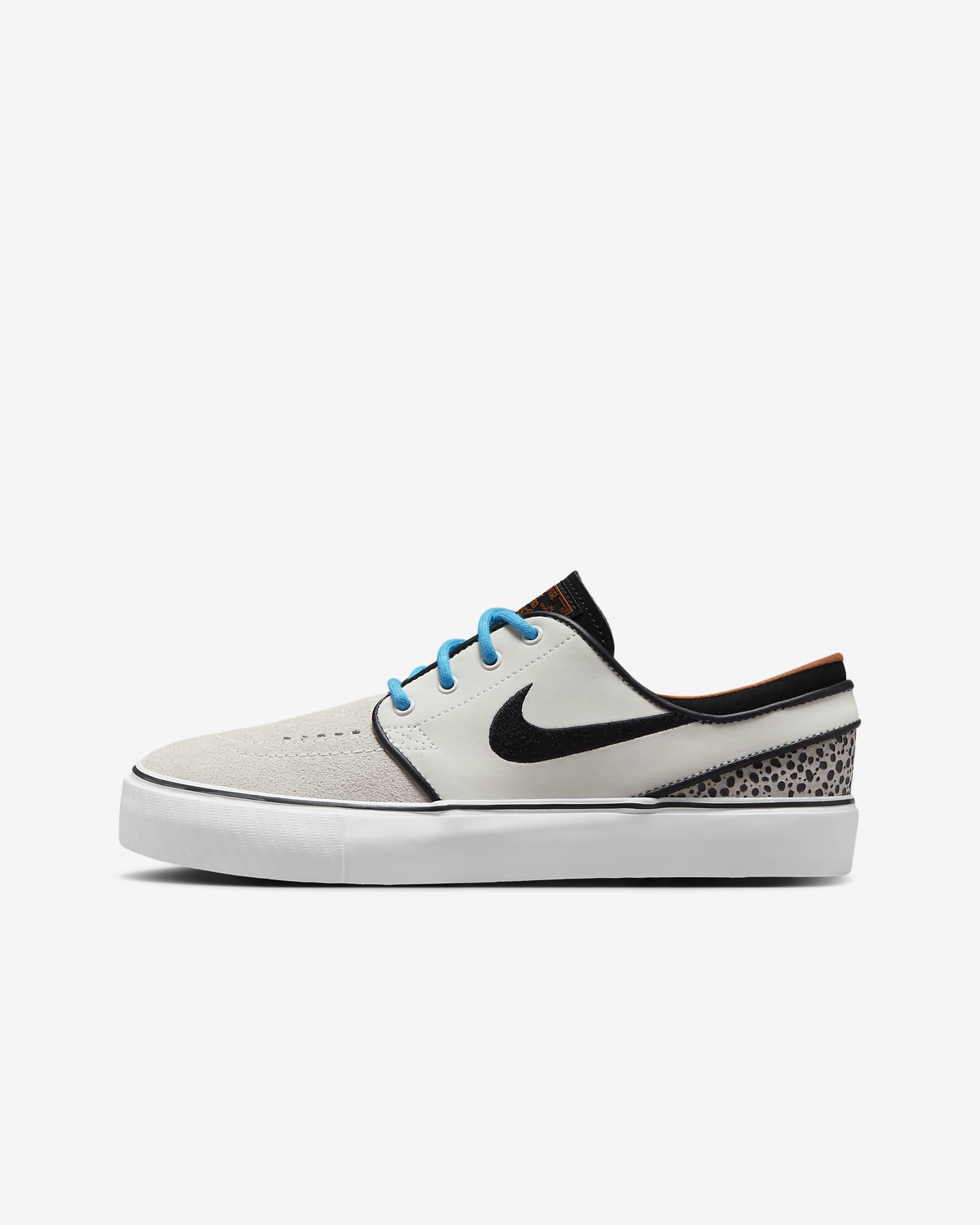 Tenis de skateboarding para niños grandes Nike SB Janoski Electric - Fantasma/Negro/Monarca/Negro