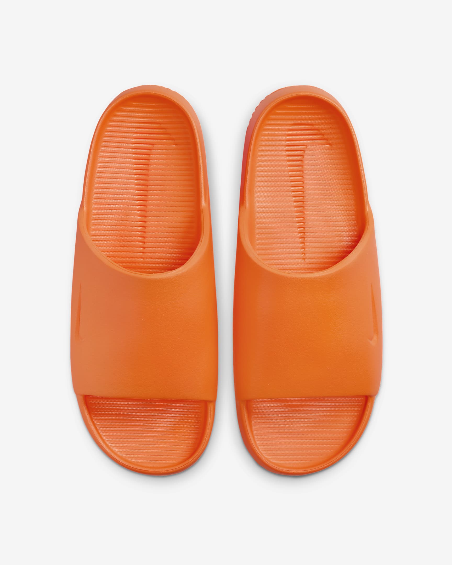 Nike Calm Men's Slides - Bright Mandarin/Bright Mandarin