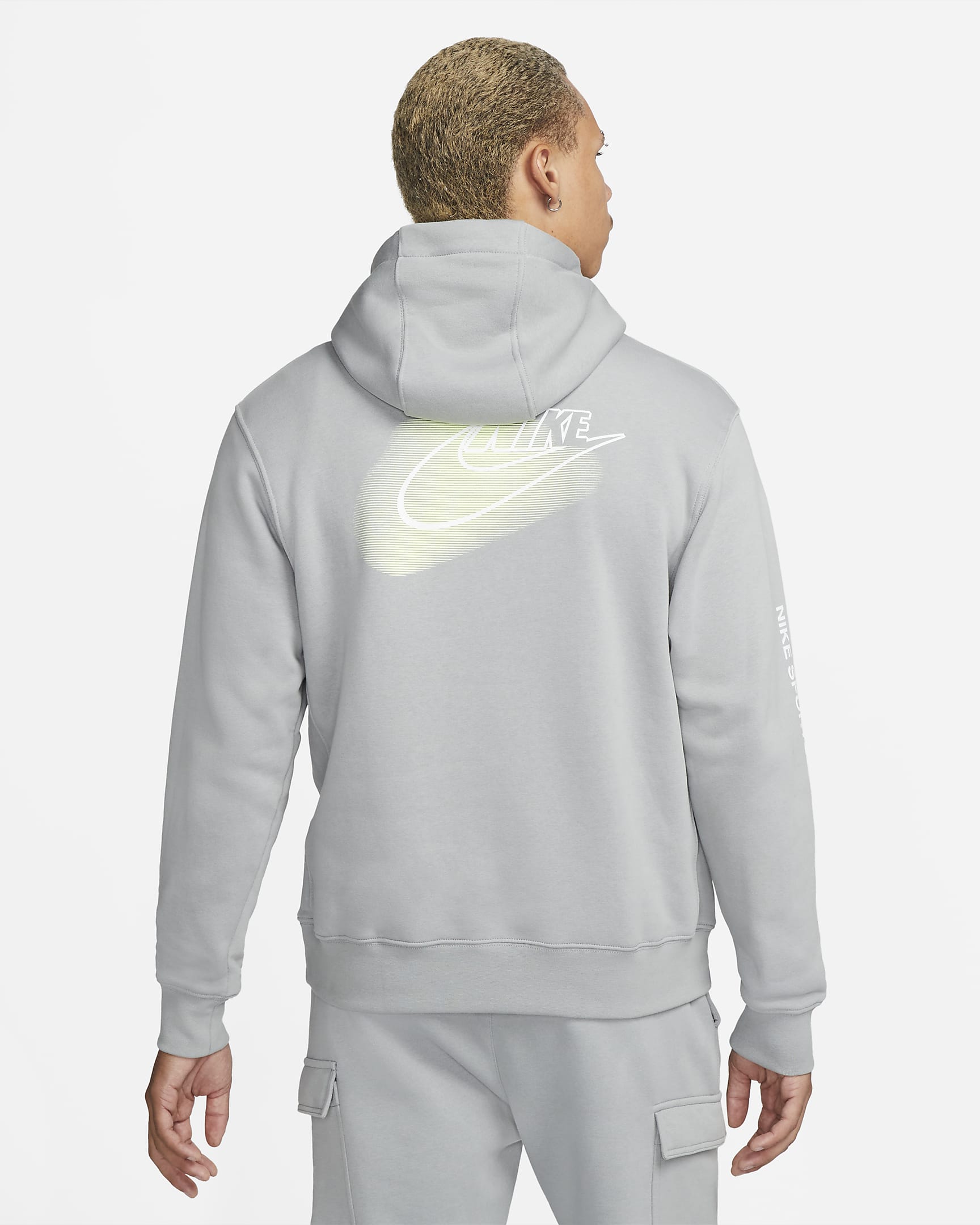 Nike Sportswear Standard Issue Mens Fleece Pullover Hoodie Nike Uk 5808