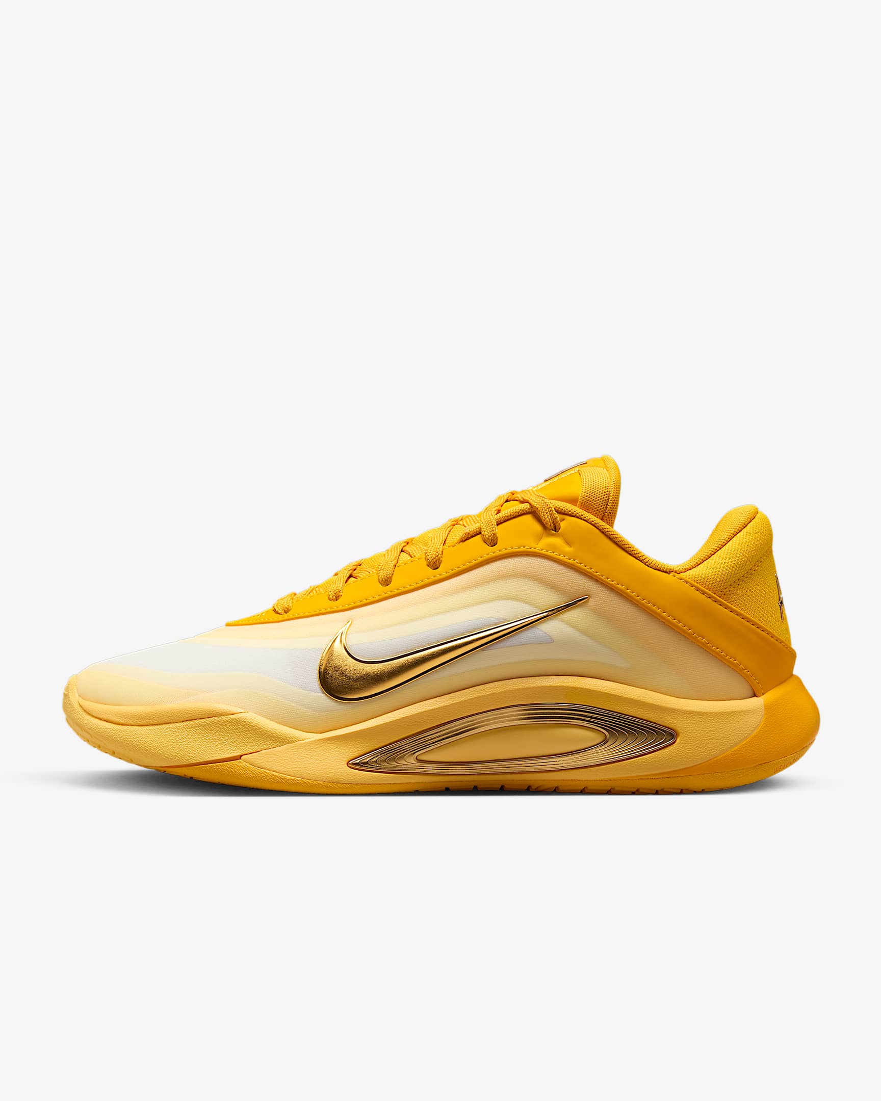 A'One "Sunshine" A'ja Wilson Basketball Shoes - University Gold/Topaz Gold/Soft Yellow/Metallic Gold