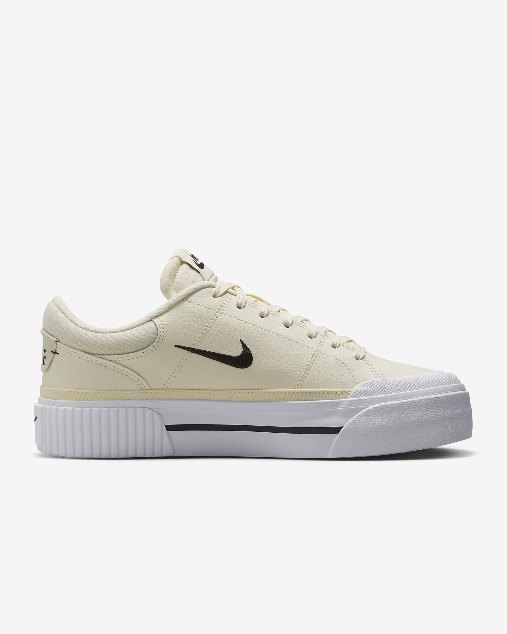 Calzado para mujer Nike Court Legacy Lift - Marfil pálido/Muselina/Blanco/Negro