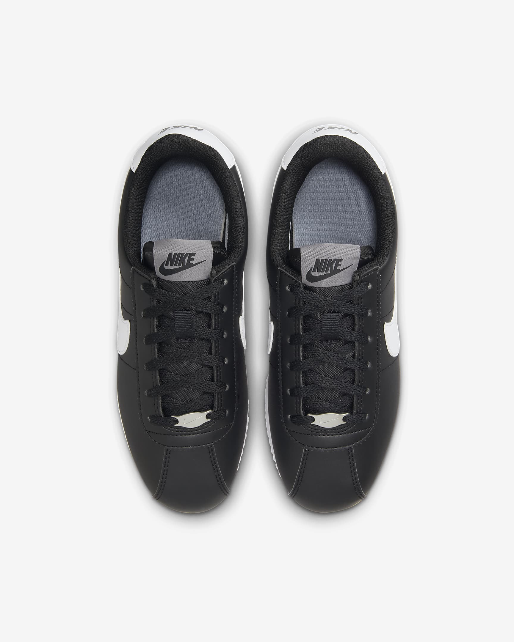 Nike Cortez Older Kids' Shoes - Black/Cool Grey/White