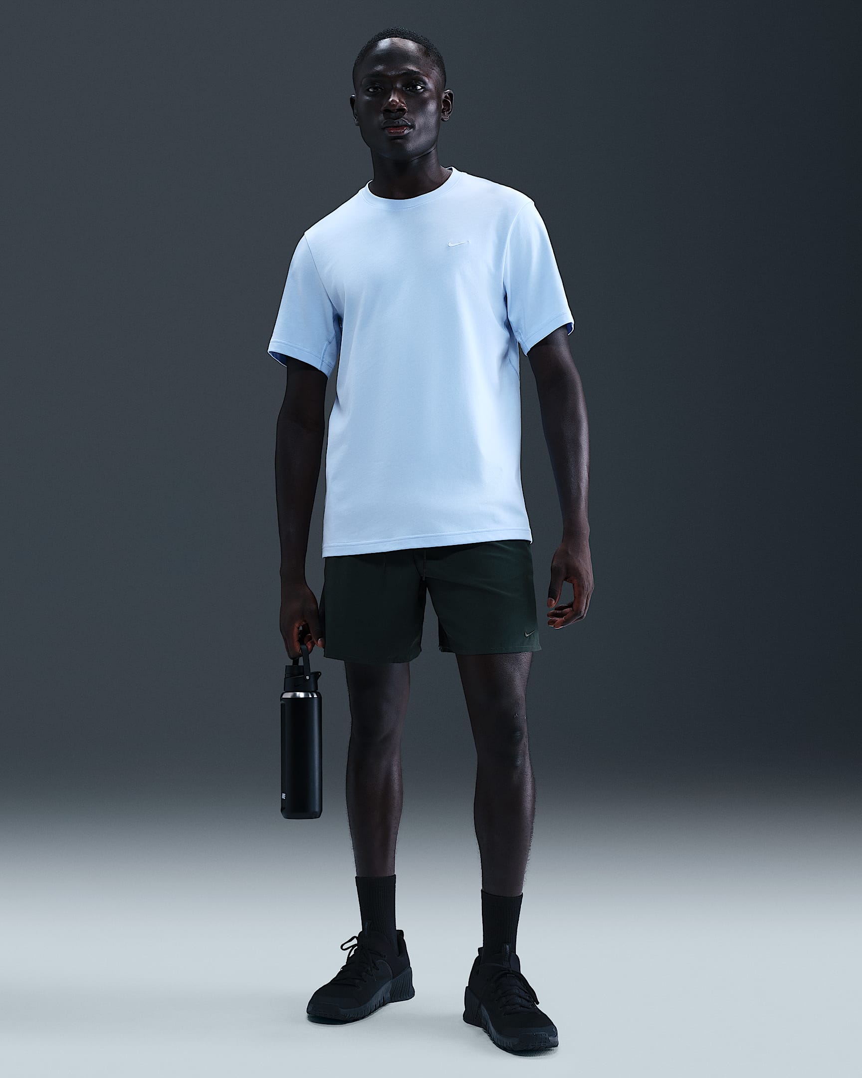 Nike Unlimited Men's Dri-FIT 7" Unlined Versatile Shorts - Seaweed/Black/Seaweed