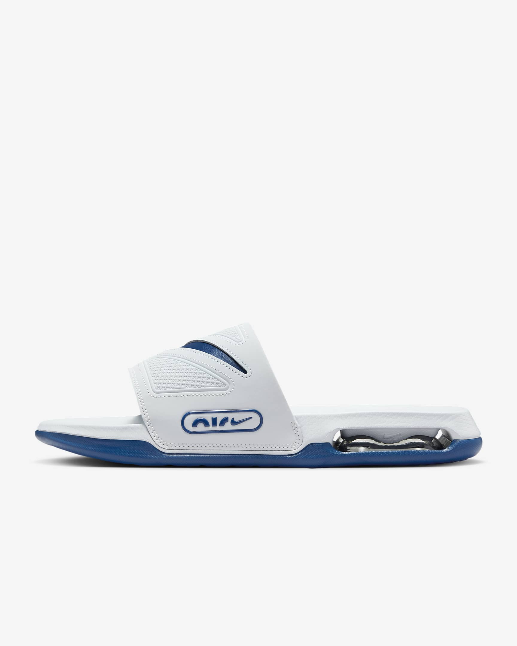 Chanclas para hombre Nike Air Max Cirro - Platino puro/Azul cancha/Azul cancha