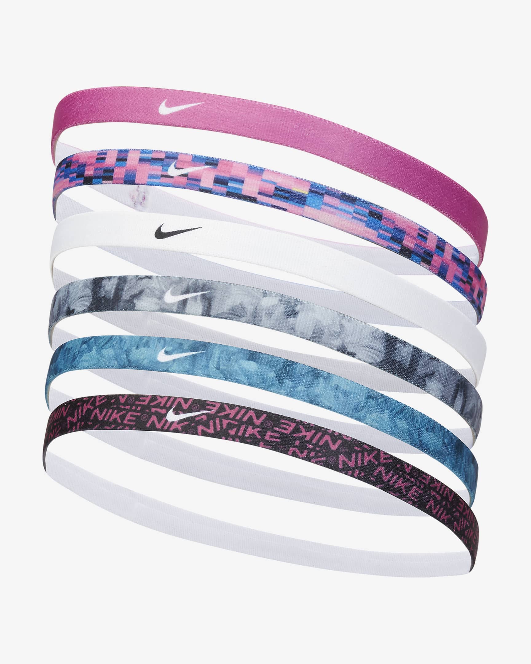 Nike Printed Headbands (6 Pack). Nike UK