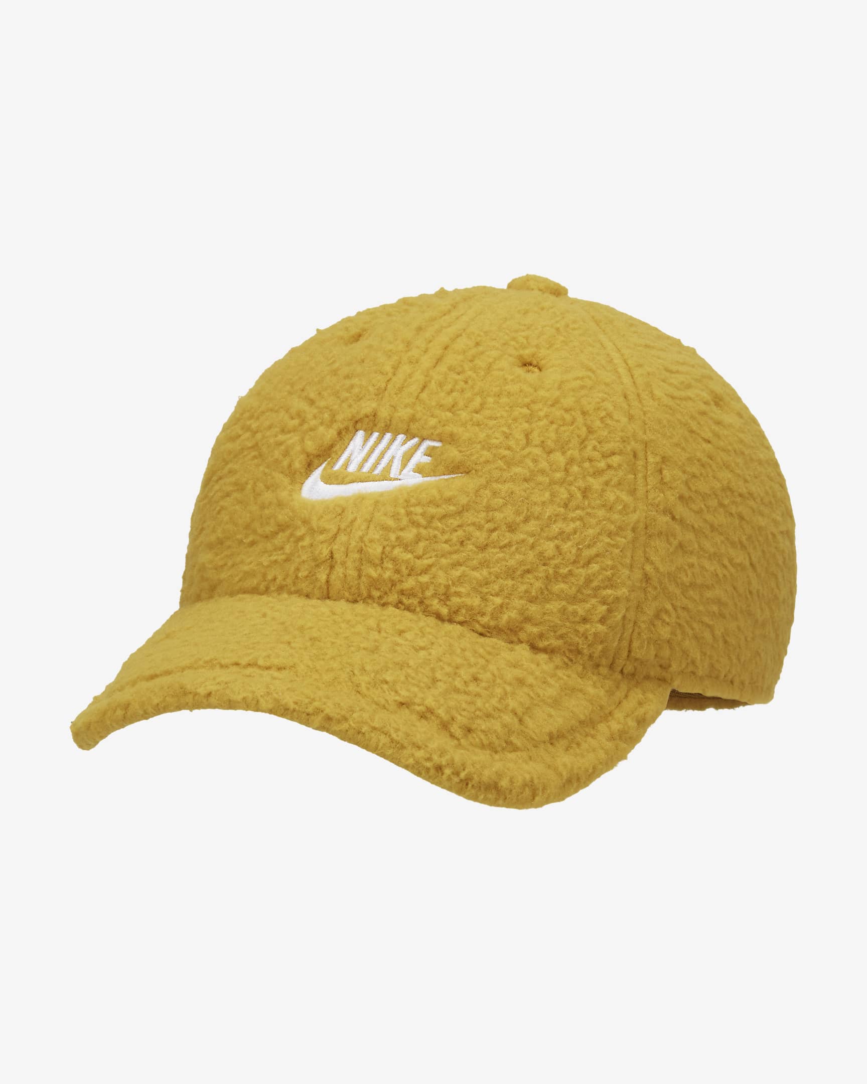 Εύκαμπτο καπέλο jockey με στρογγυλεμένο γείσο Nike Club Cap - Bronzine/Λευκό