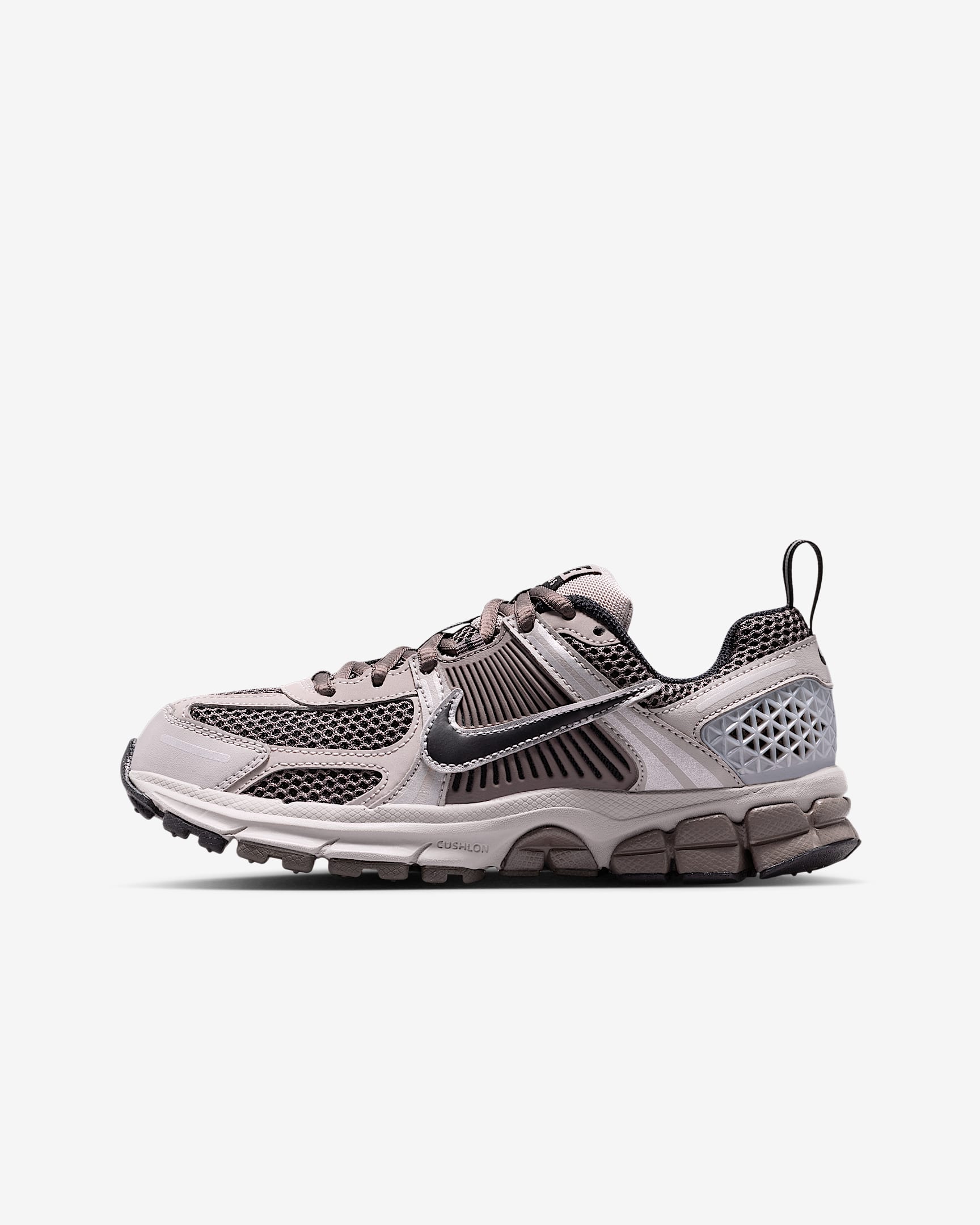 Tenis para niños grandes Nike Vomero 5 - Gris universitario/Cueva/Plata metalizado/Negro