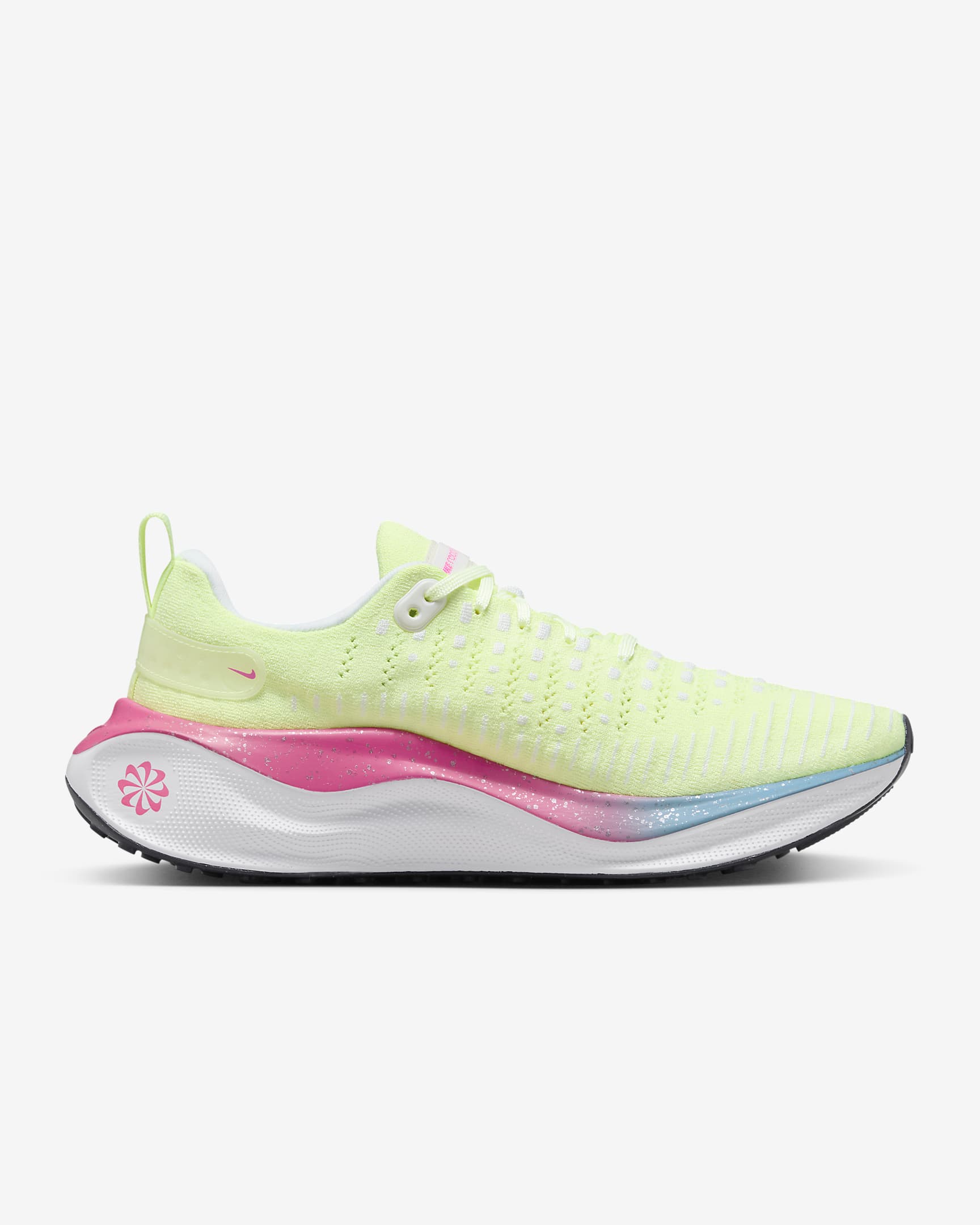 Tenis de correr en carretera para mujer Nike InfinityRN 4 - Voltio ligero/Blanco/Obsidiana/Azul acuario