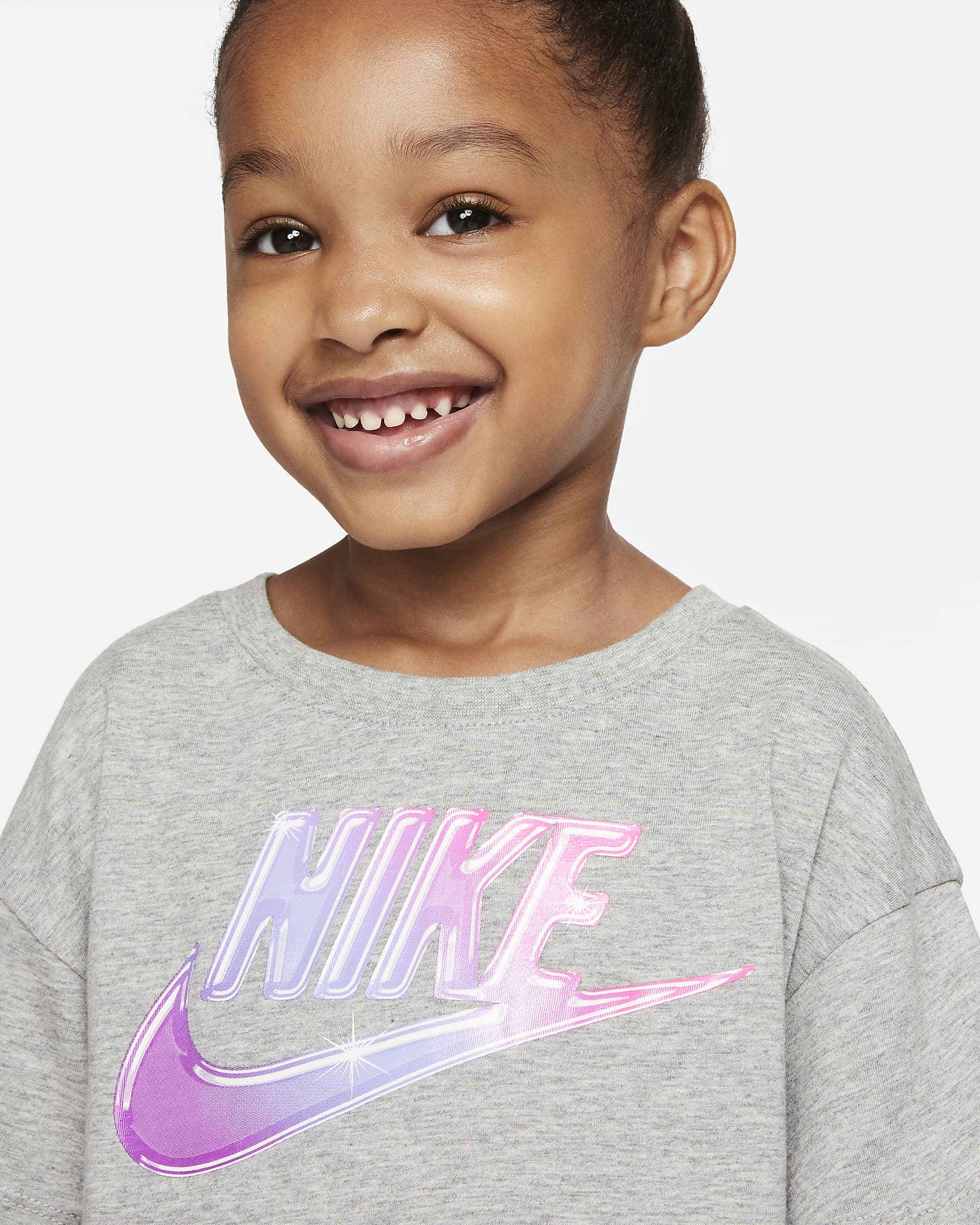 Nike Little Kids' T-Shirt - Dark Grey Heather