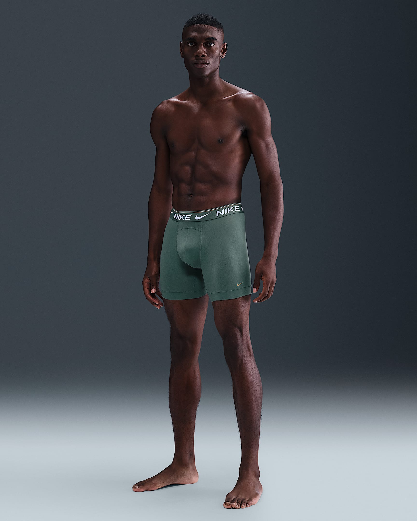 Nike Dri-FIT Ultra Comfort Men's Boxer Briefs (3-Pack) - Spruce