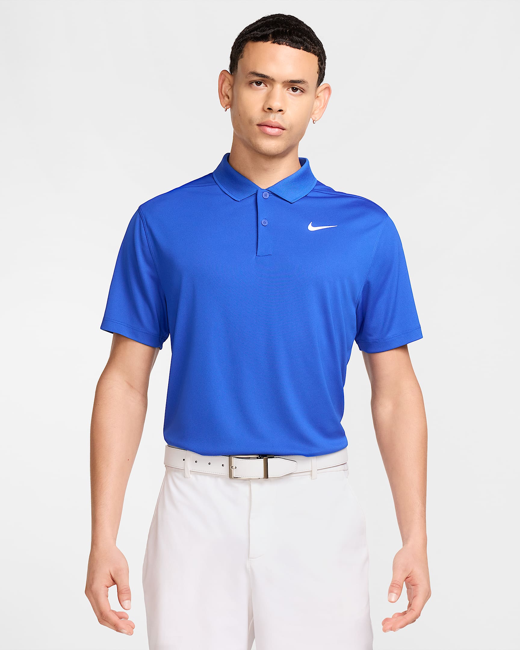 Nike Dri-FIT Victory Men's Golf Polo - Game Royal/White