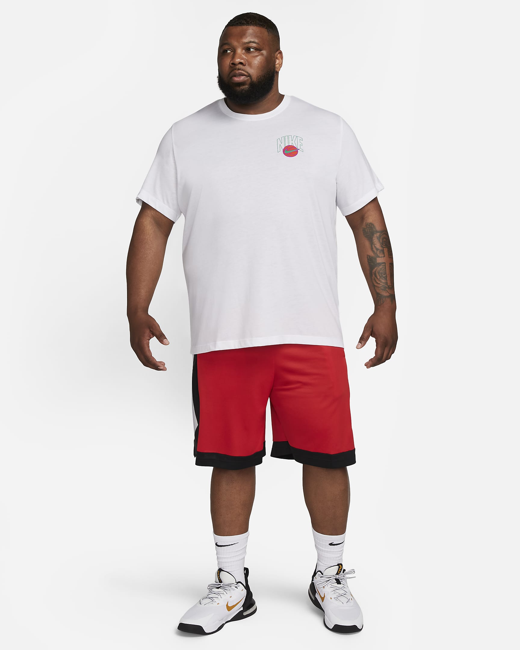 Playera de básquetbol para hombre Nike Dri-FIT - Blanco