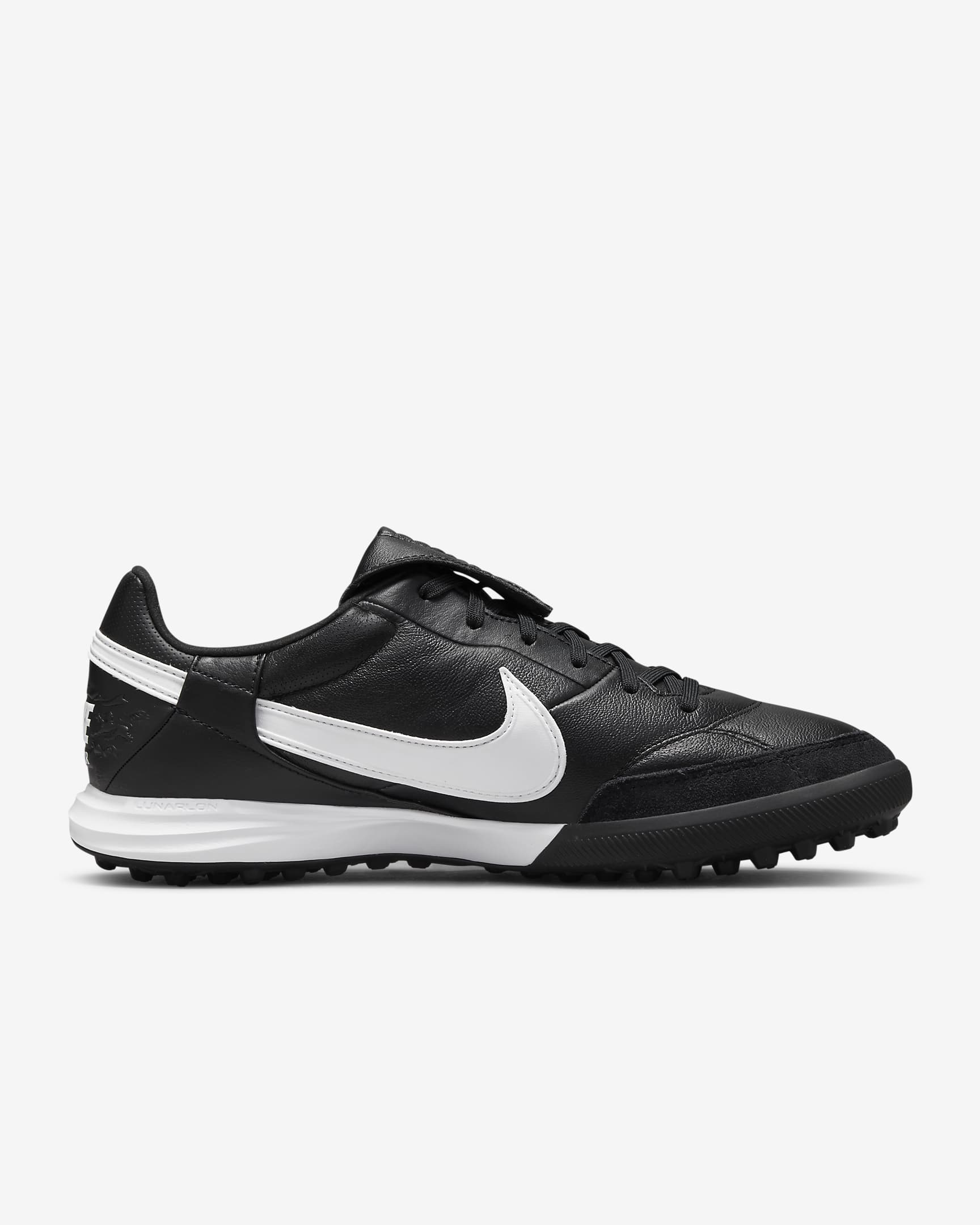 Nike Premier 3 Botas de fútbol de perfil bajo TF - Negro/Blanco