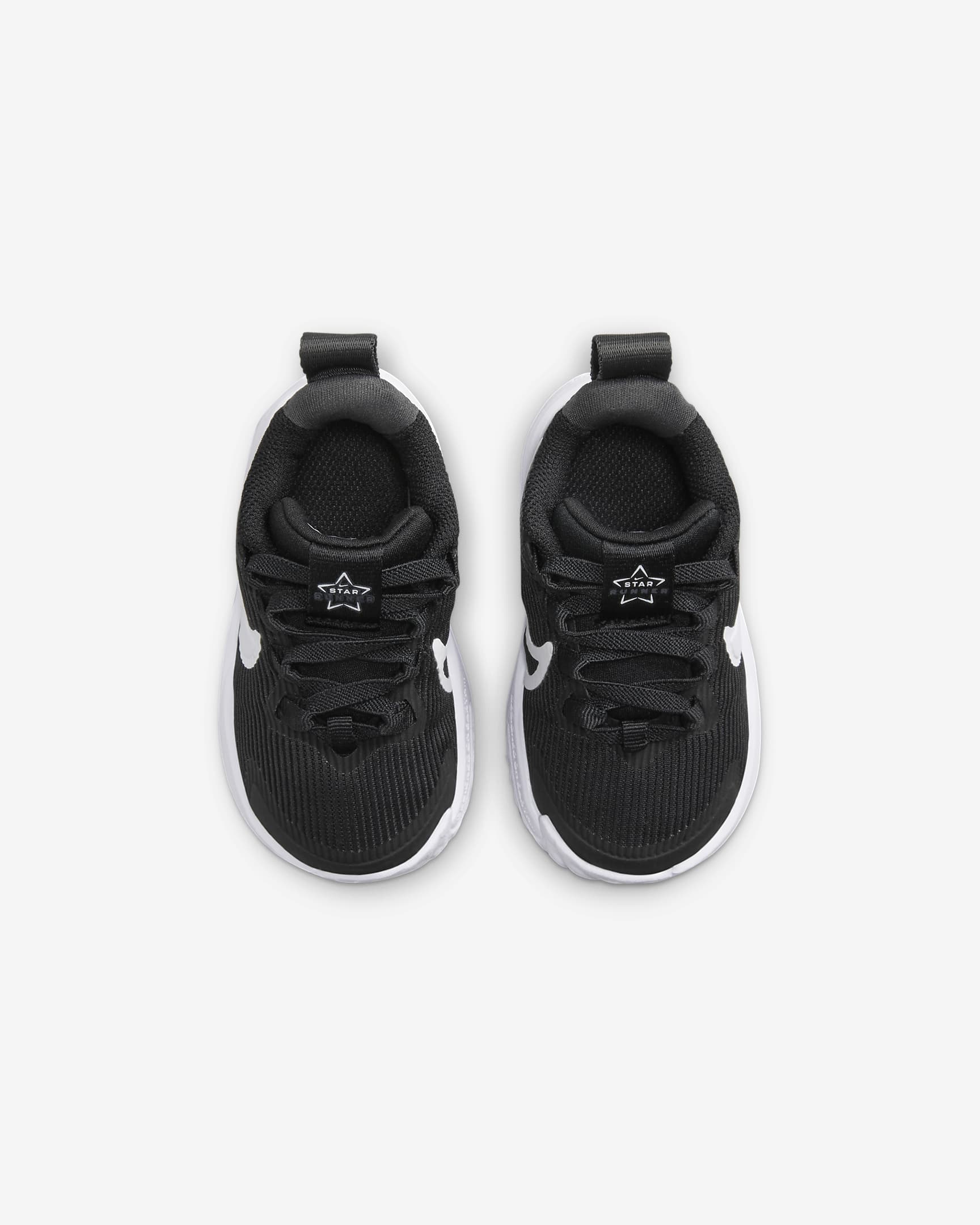 Tenis para bebé e infantil Nike Star Runner 4 - Negro/Antracita/Blanco