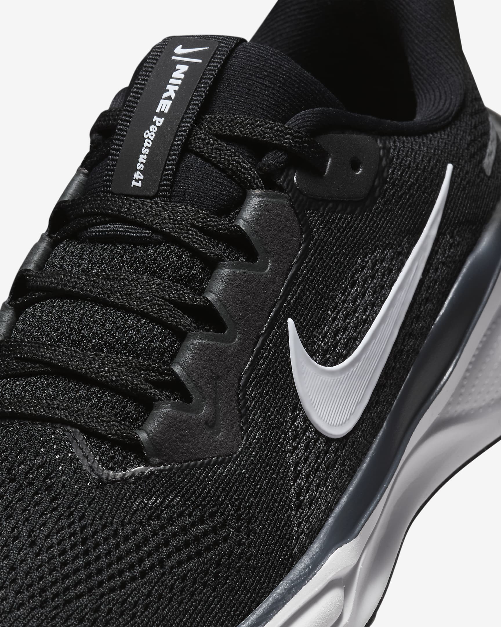 Nike Pegasus 41 hardloopschoenen voor kids (straat) - Zwart/Anthracite/Anthracite/Wit