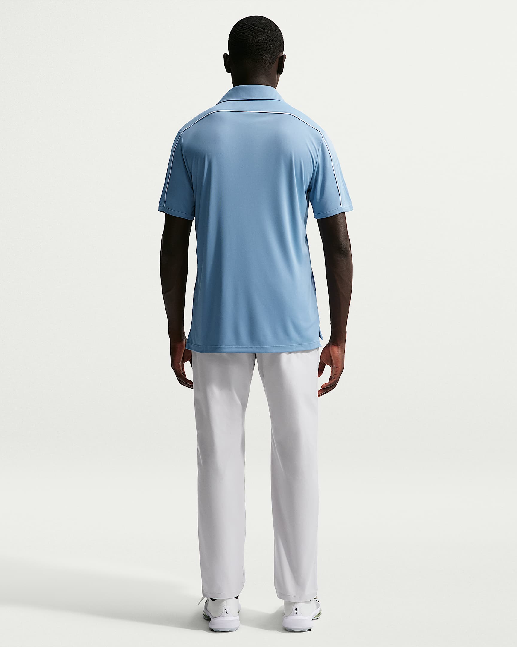 Polo de golfe com logótipo no peito Dri-FIT Nike Par para homem - Azul Work/Branco