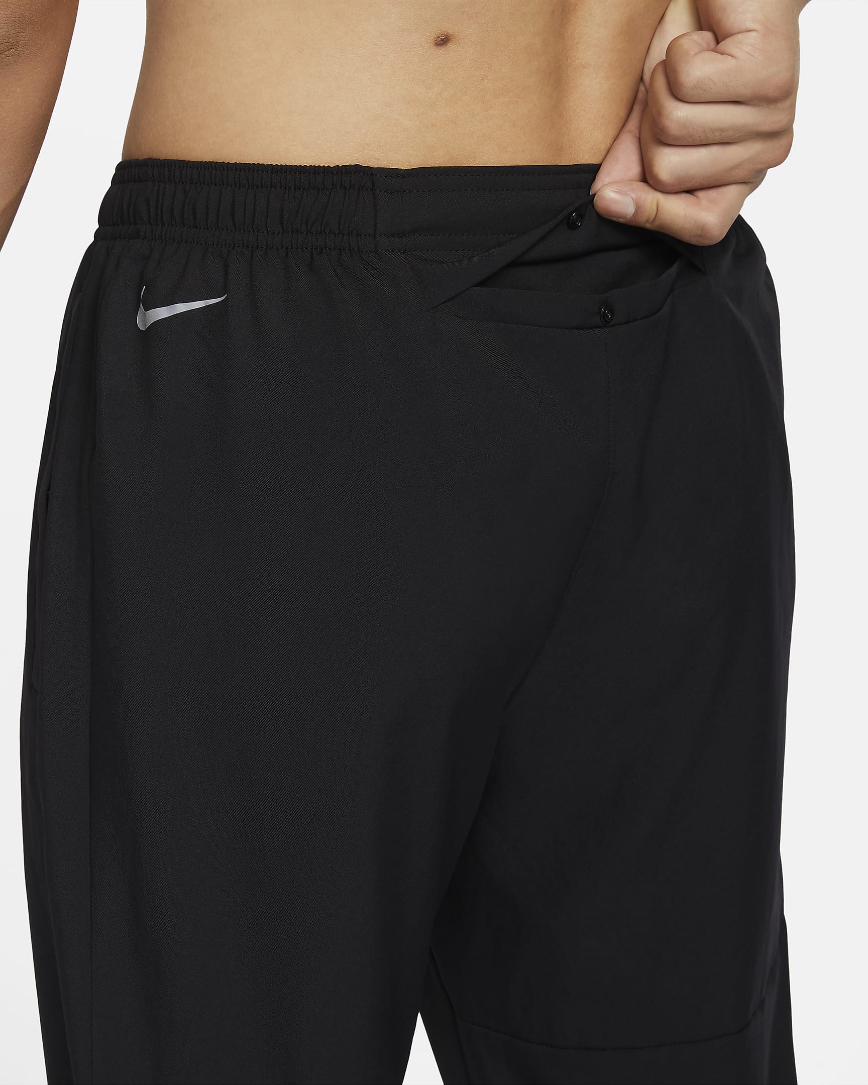 Nike Challenger Flash Men's Dri-FIT Woven Running Trousers - Black