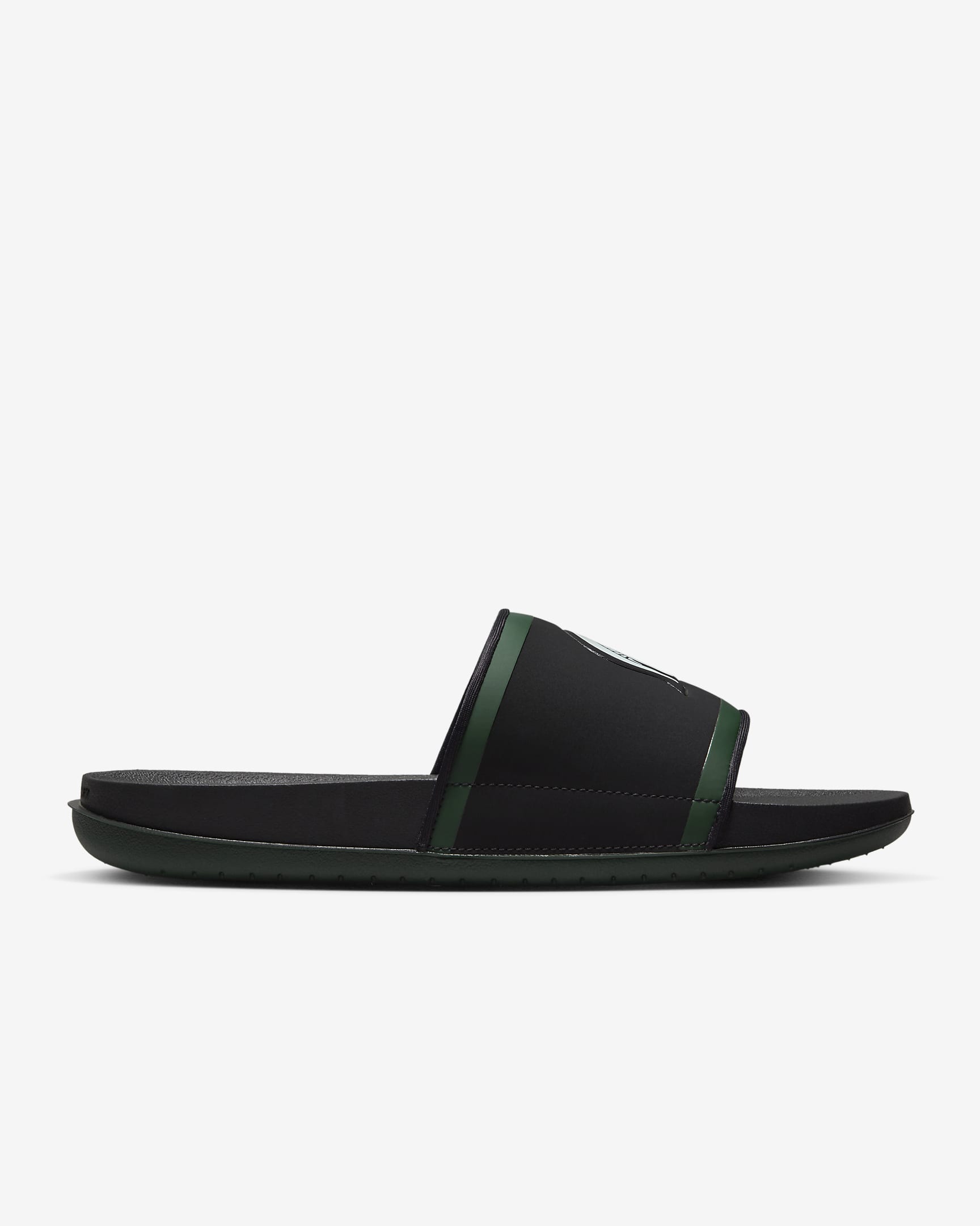 Nike Offcourt (Michigan State) Slide - Black/Pro Green/White