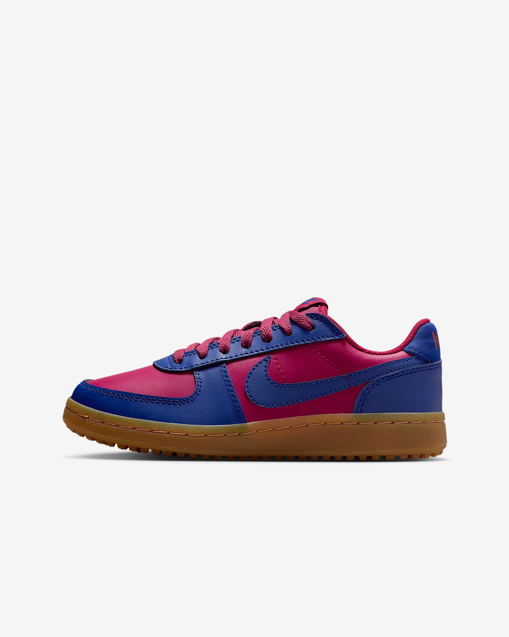 Nike Field General Big Kids' Shoes - Noble Red/Gum Light Brown/Deep Royal Blue
