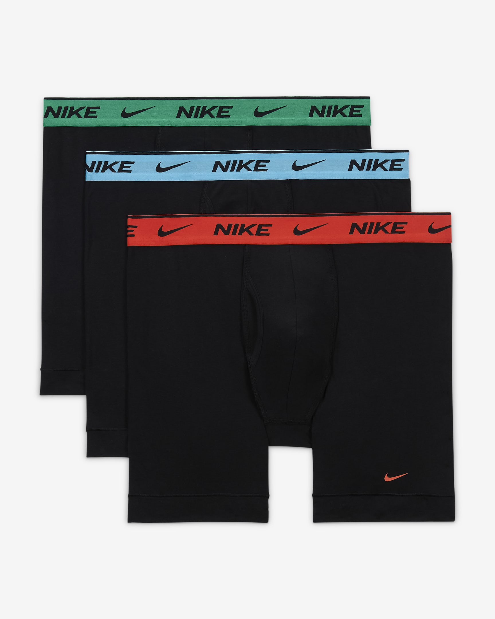 Ropa interior para hombre Nike Dri-FIT Essential Cotton Stretch (paquete de 3) - Negro