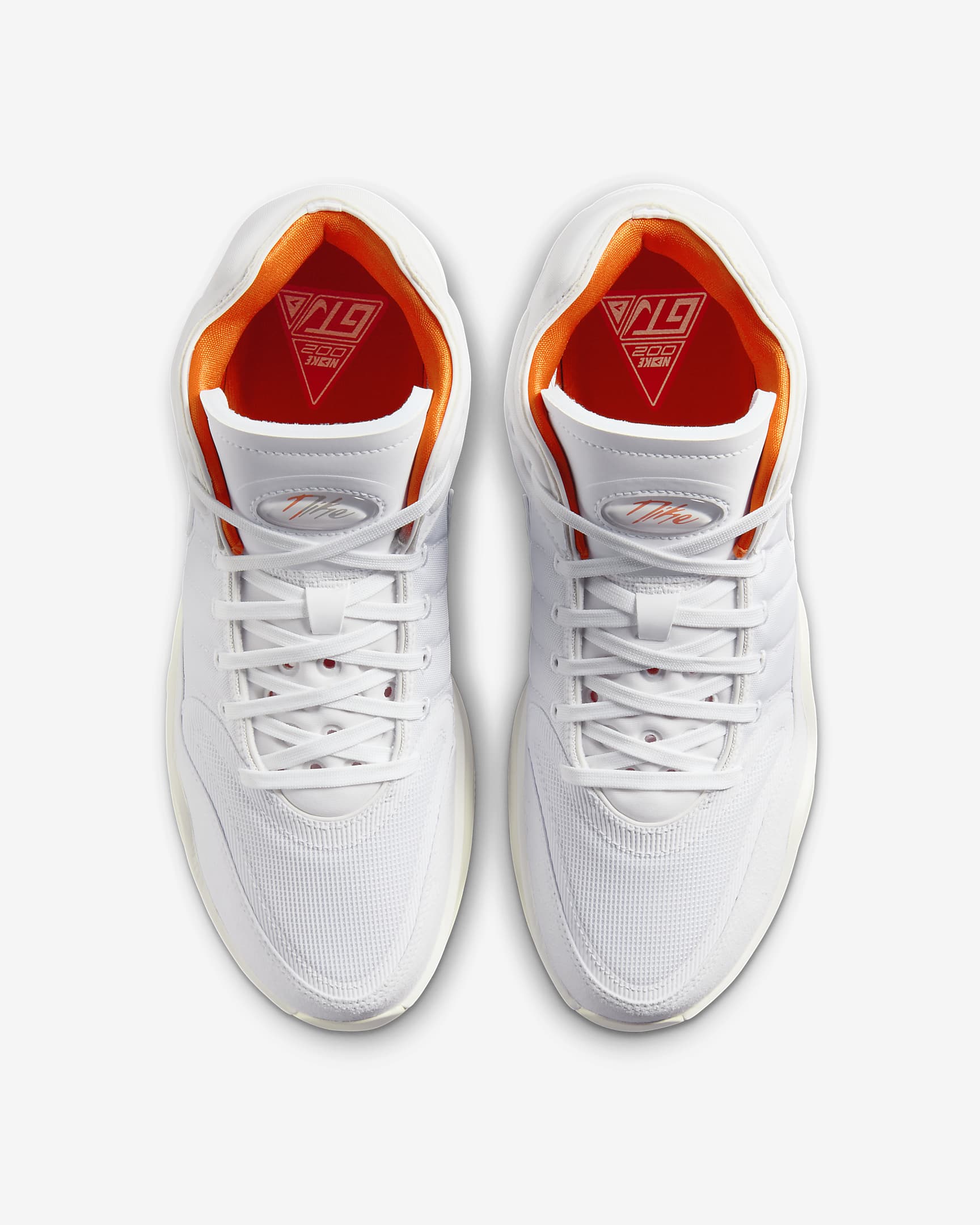 Nike G.T. Hustle 2 Basketball Shoes - White/Sail/Safety Orange/White