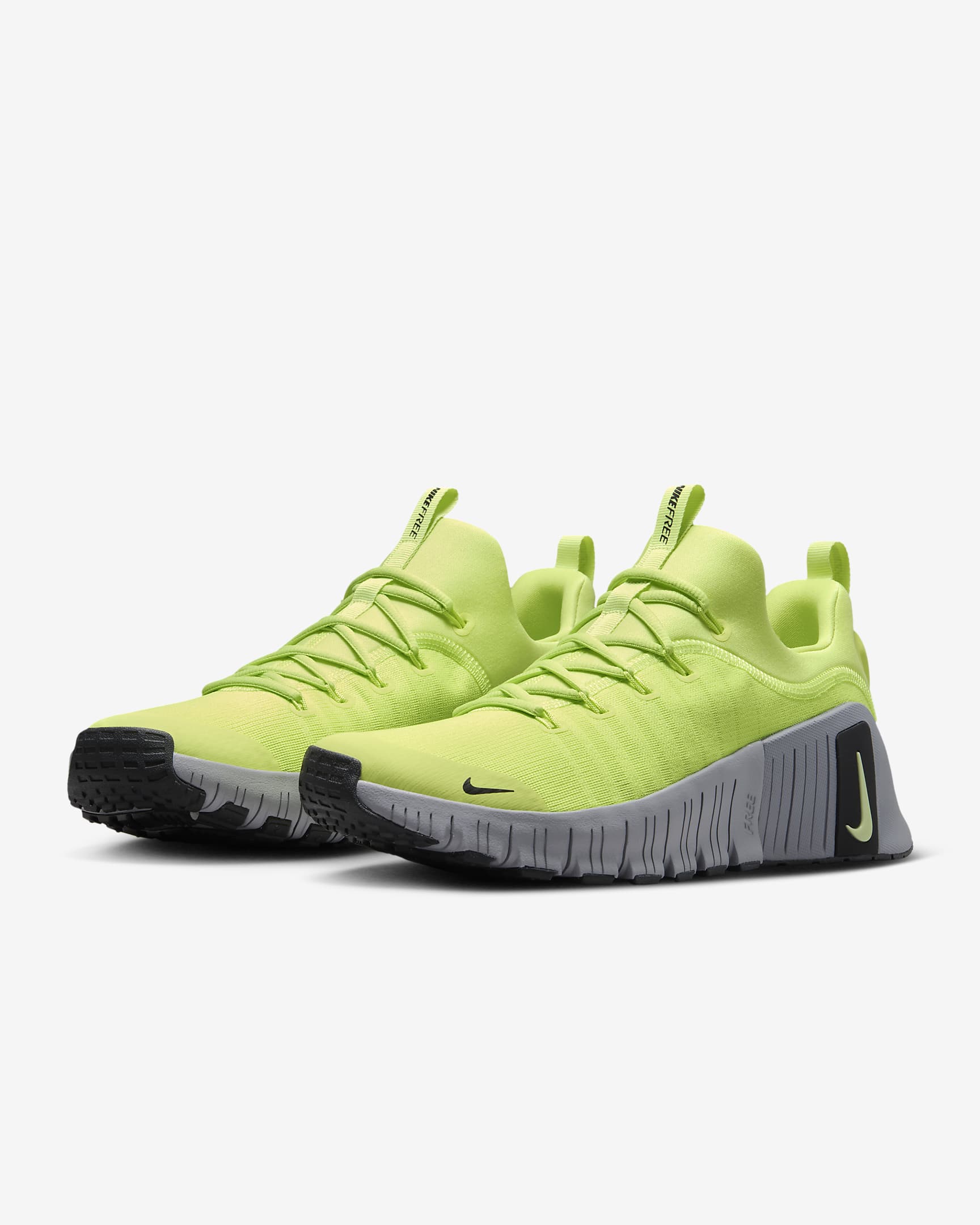 Nike Free Metcon 6 Men's Workout Shoes - Light Lemon Twist/Cement Grey/Black/Light Lemon Twist