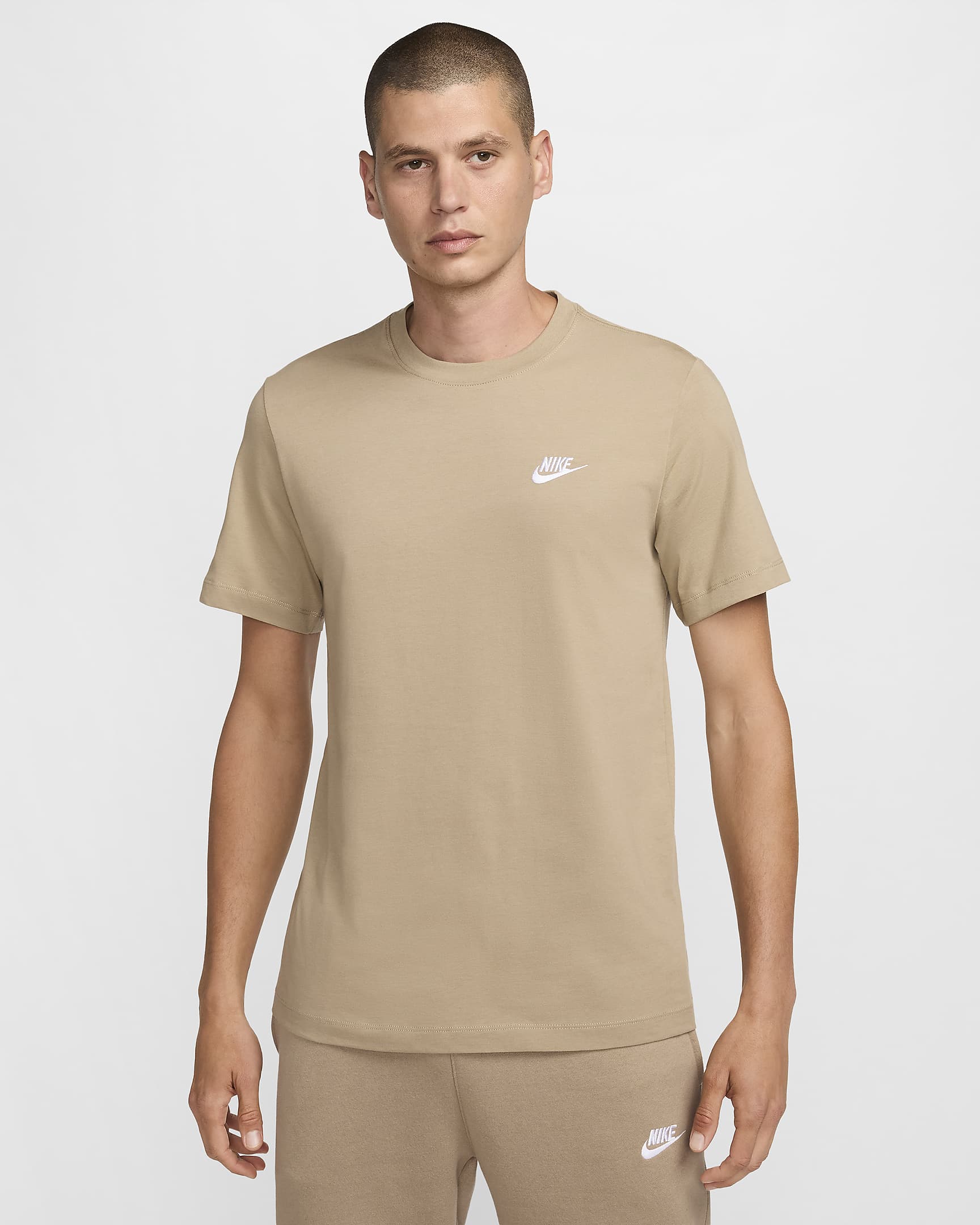 Nike Sportswear Club Men's T-Shirt - Khaki