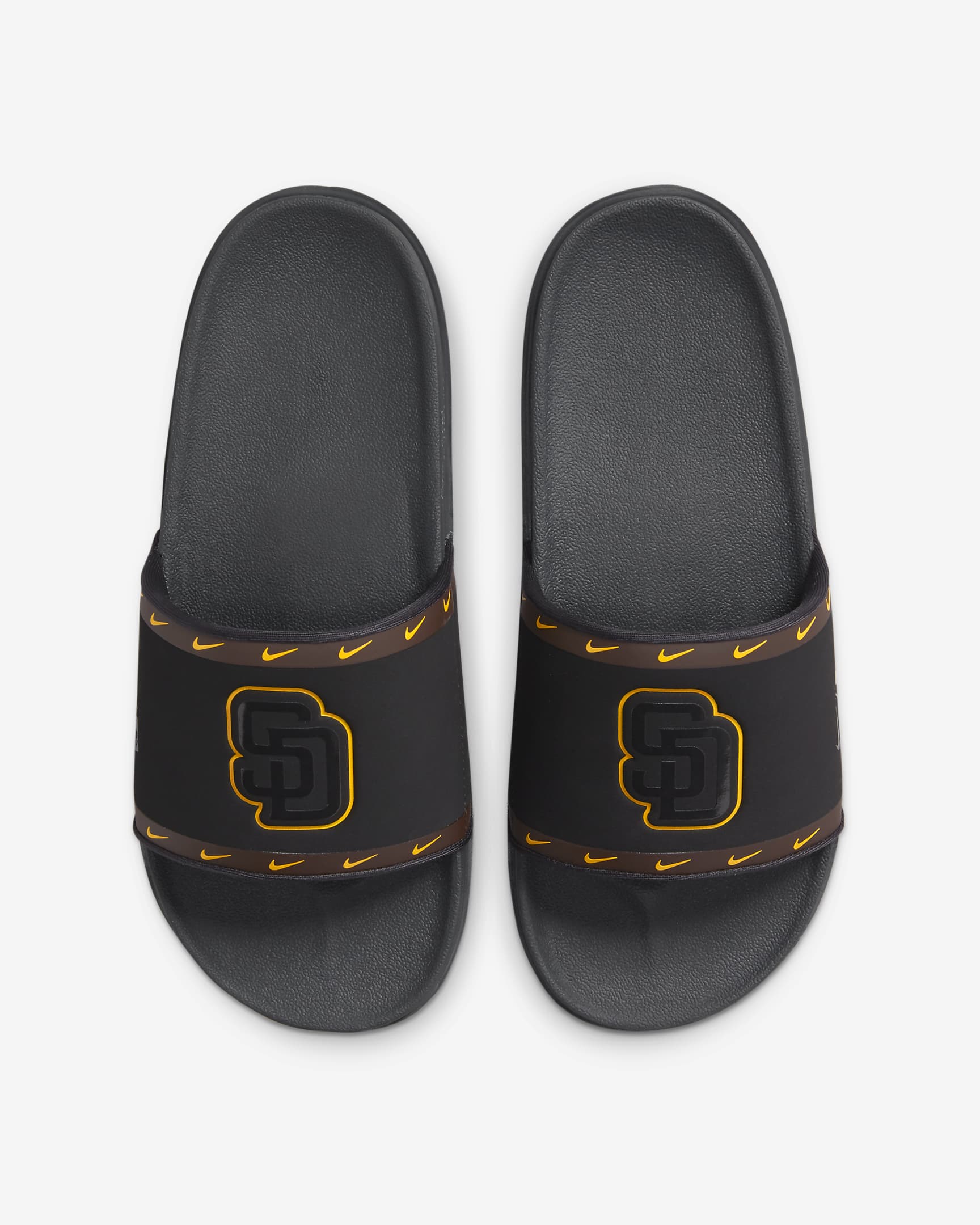 Nike Offcourt (MLB San Diego Padres) Slide - Black/Dark Cinder/Amarillo/Anthracite