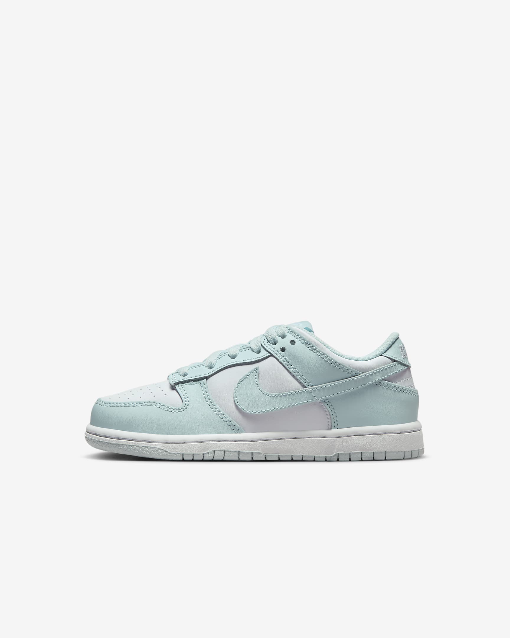 Nike Dunk Low Little Kids' Shoes - White/Glacier Blue